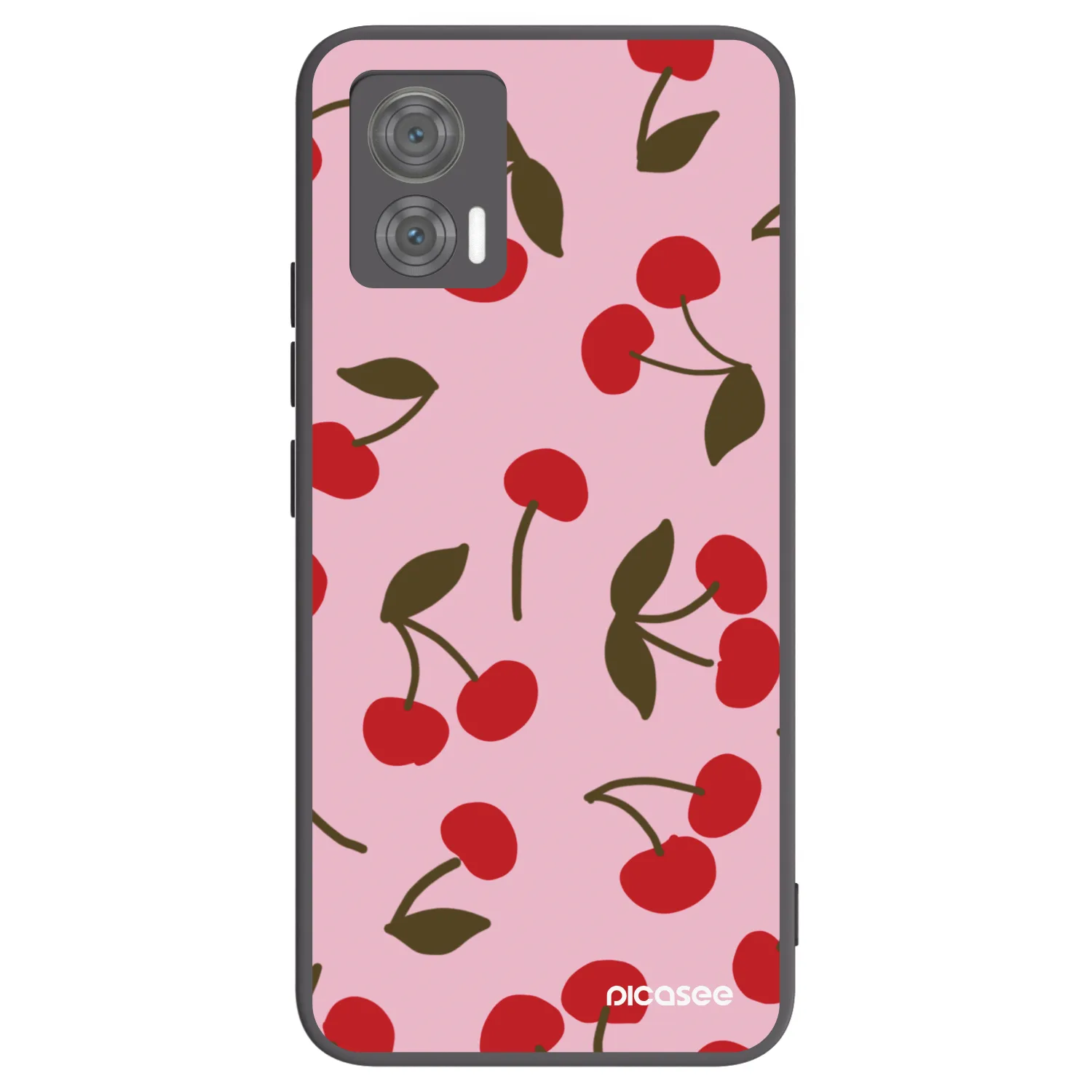 Picasee husă neagră din silicon pentru Motorola Edge 30 Neo - Cherry