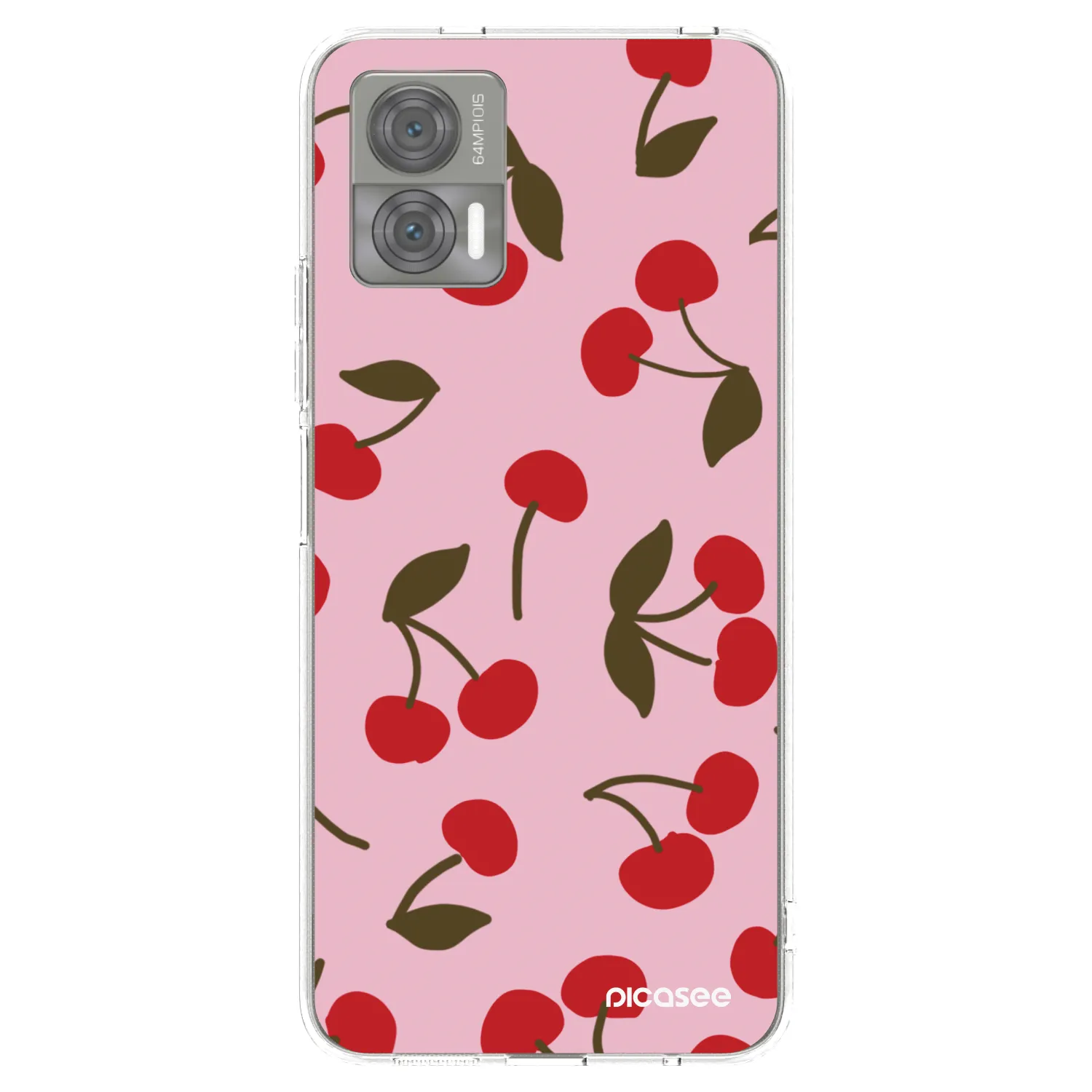 Picasee husă transparentă din silicon pentru Motorola Edge 30 Neo - Cherry