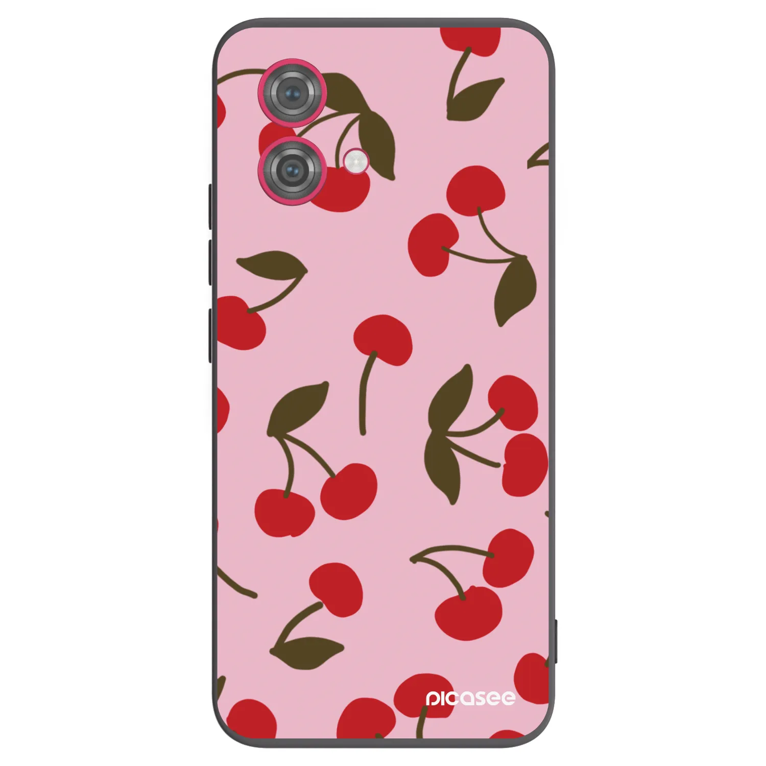 Picasee husă neagră din silicon pentru Motorola Moto G84 5G - Cherry