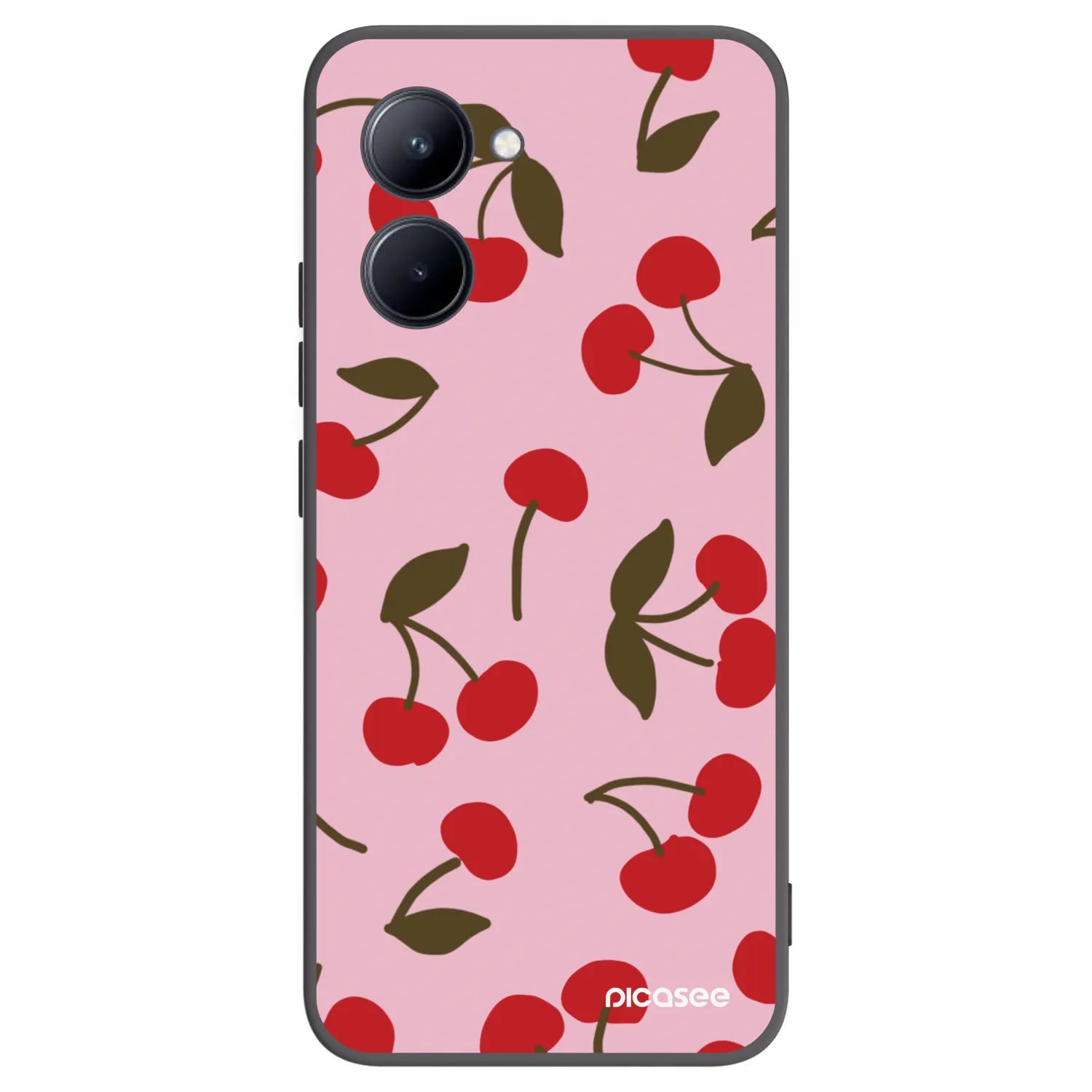 Picasee husă neagră din silicon pentru Realme C33 (2023) - Cherry