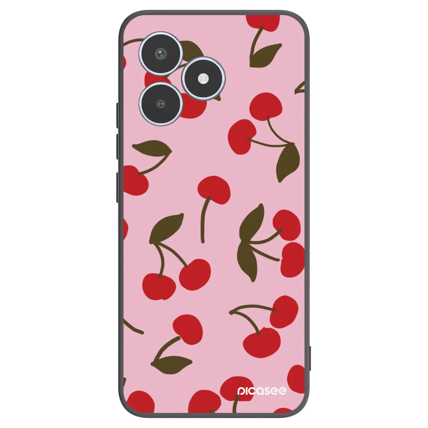 Picasee husă neagră din silicon pentru Realme C53 - Cherry