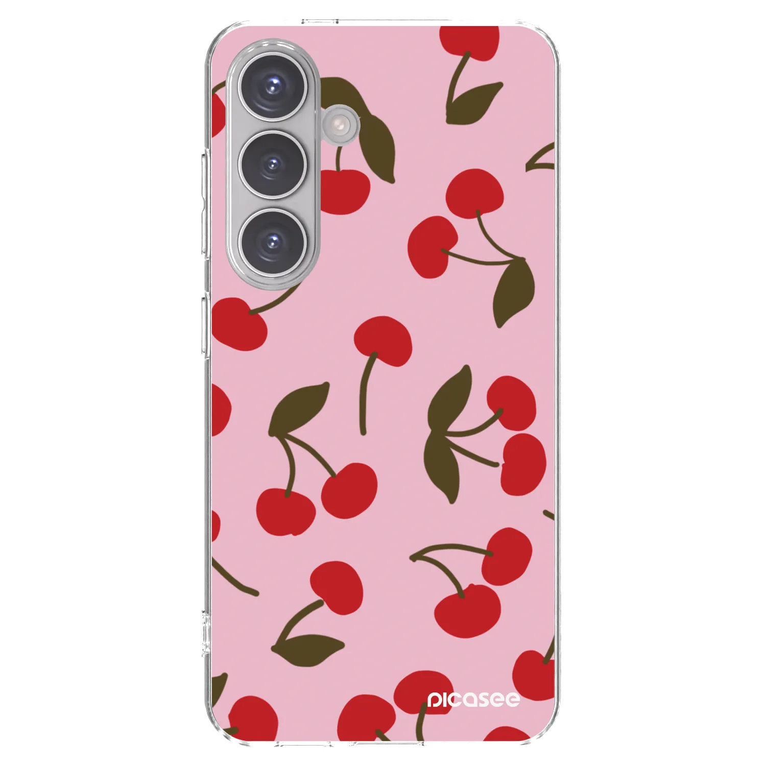 Picasee husă transparentă din silicon pentru Samsung Galaxy S24 S921B 5G - Cherry
