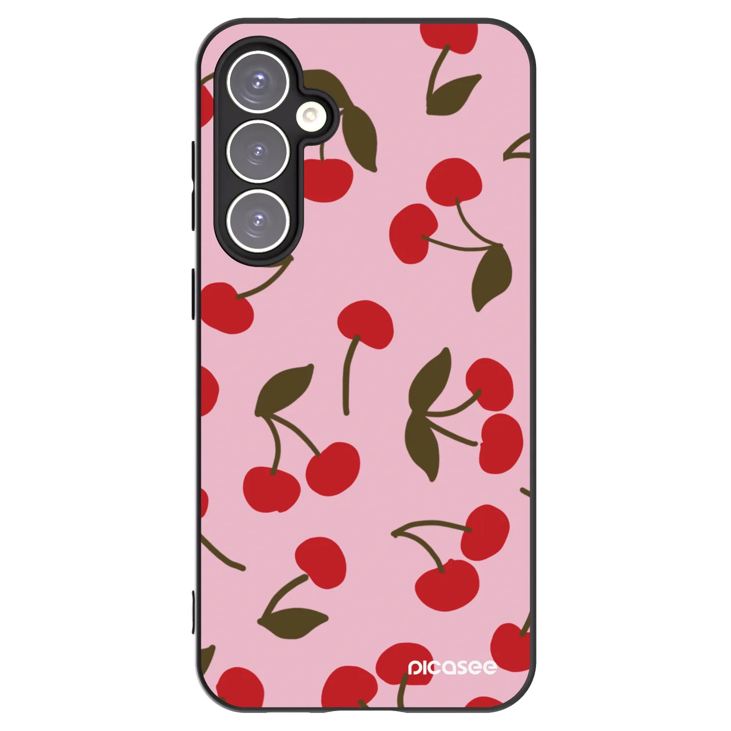 Picasee husă neagră din silicon pentru Samsung Galaxy S23 FE S711B - Cherry