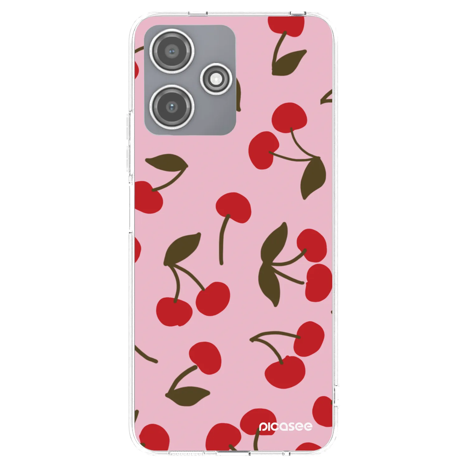Picasee husă transparentă din silicon pentru Xiaomi Redmi 12 5G - Cherry