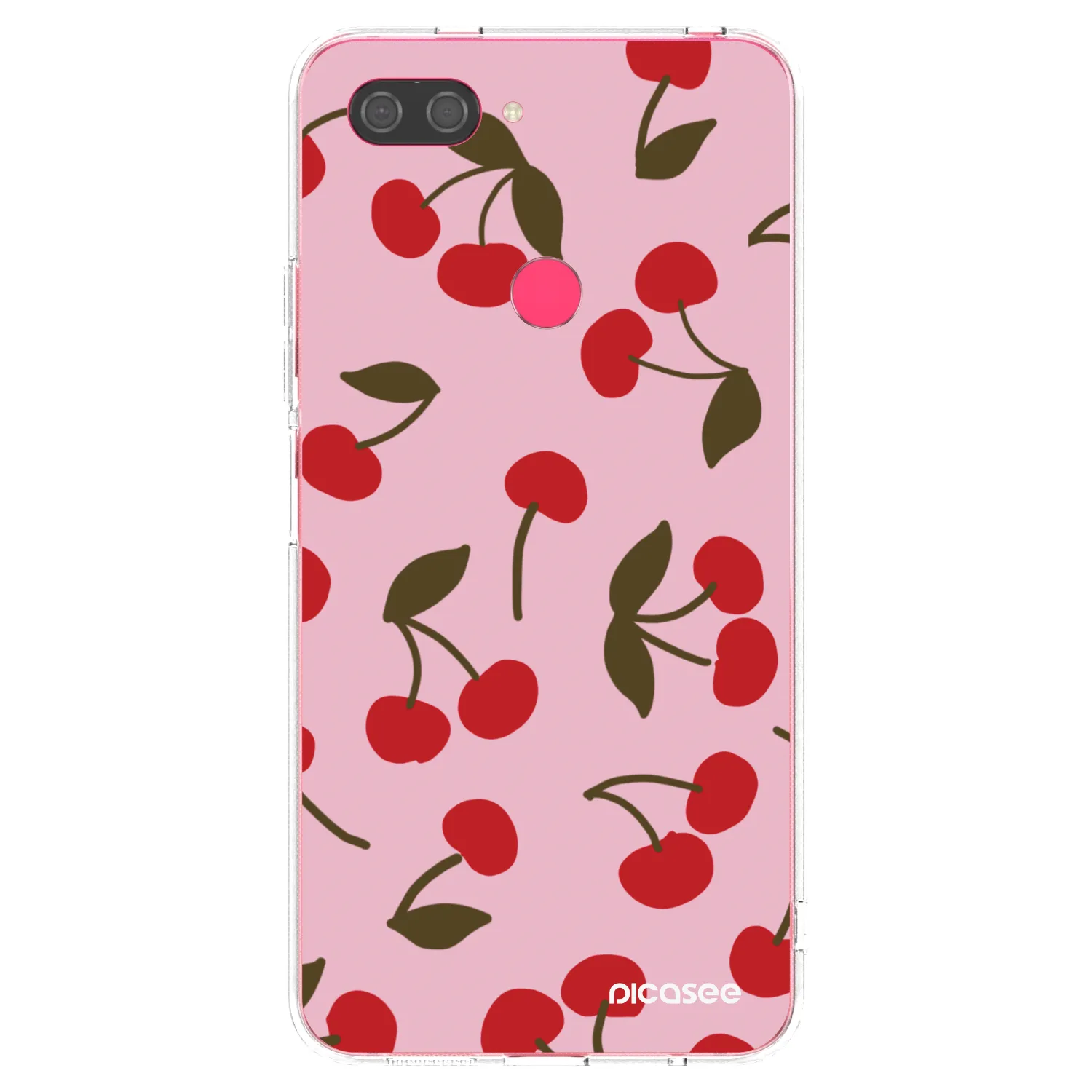 Picasee husă transparentă din silicon pentru Xiaomi Mi 8 Lite - Cherry