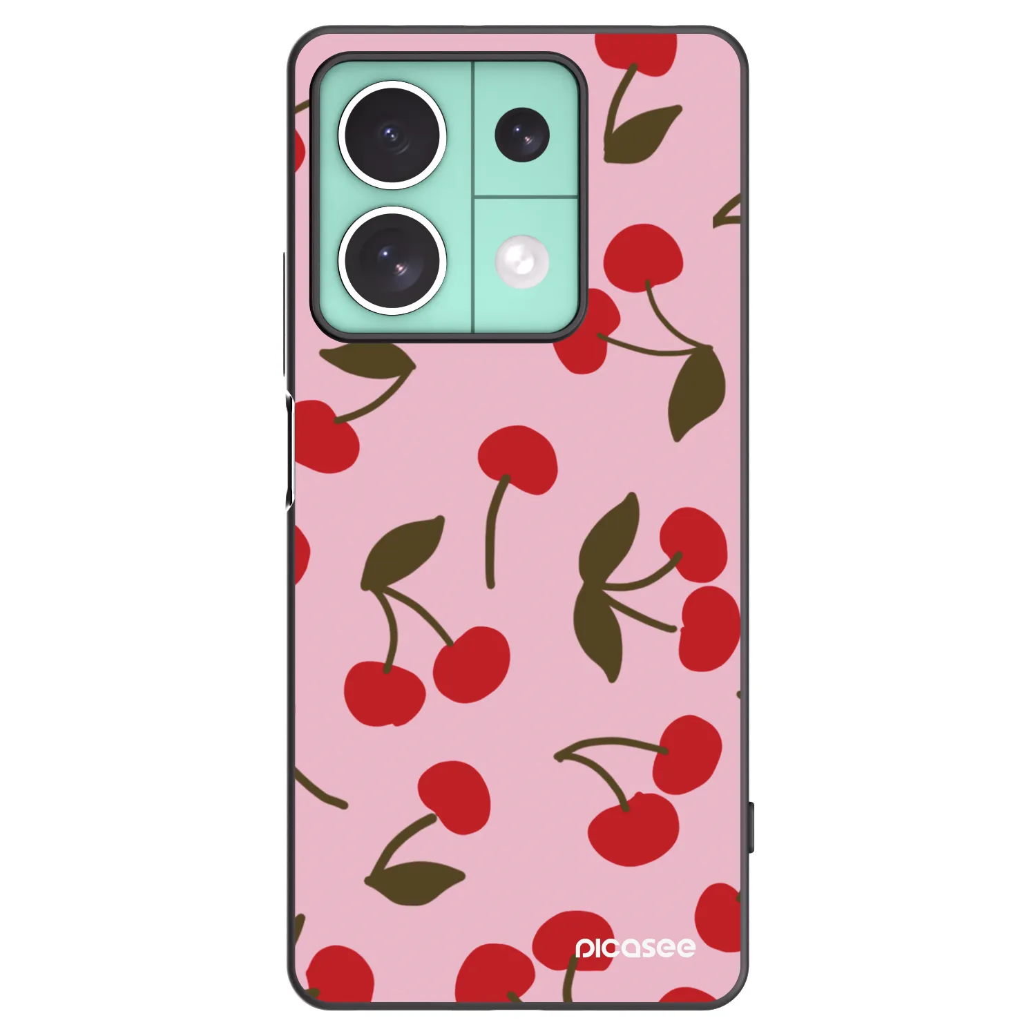 Picasee husă neagră din silicon pentru Xiaomi Redmi Note 13 5G - Cherry