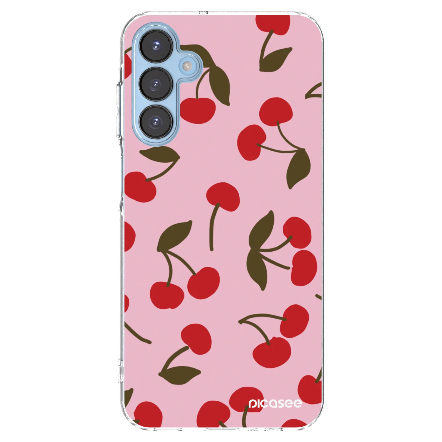 Picasee husă transparentă din silicon pentru Samsung Galaxy A15 A156B 5G - Cherry