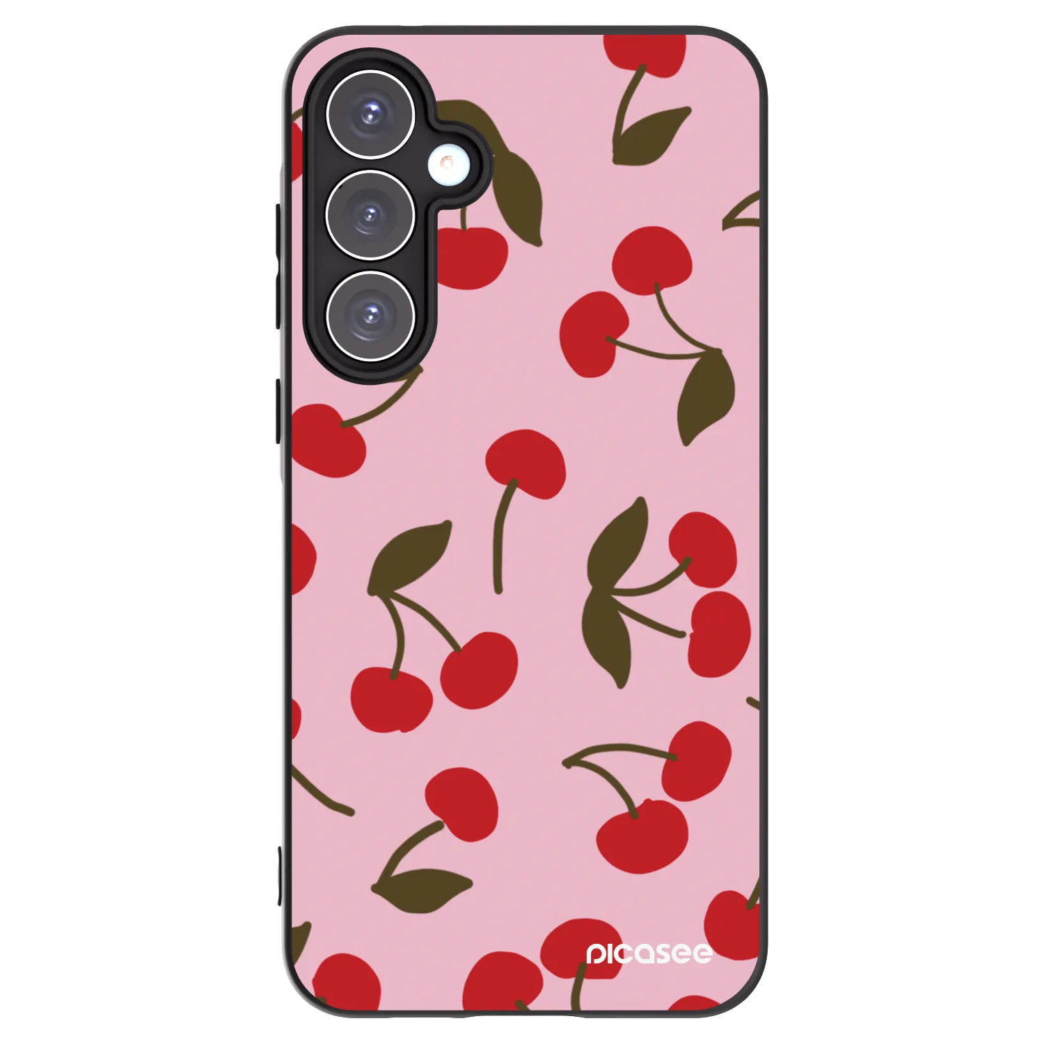 Picasee husă neagră din silicon pentru Samsung Galaxy A55 5G A556B - Cherry