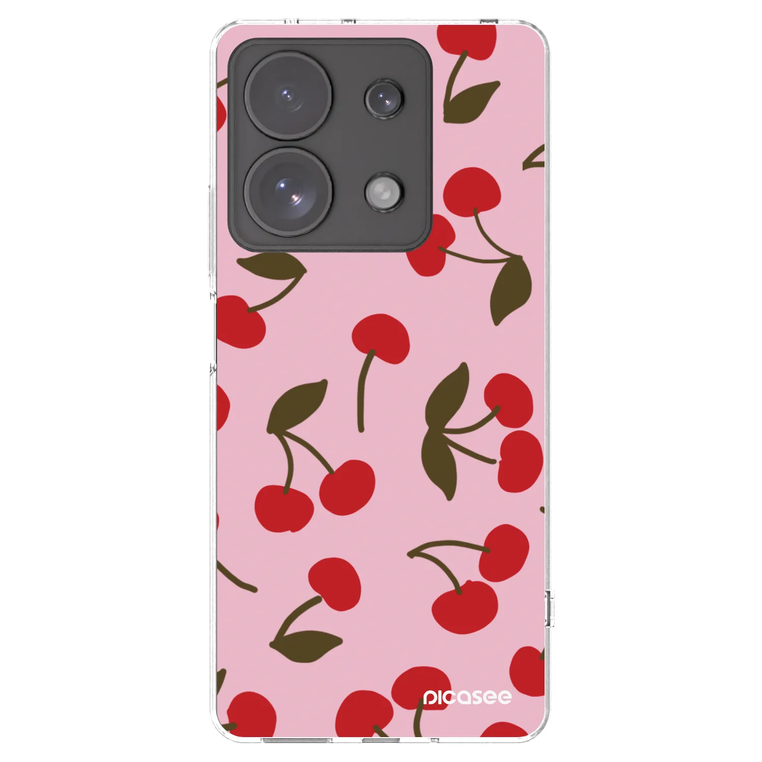 Picasee husă transparentă din silicon pentru Xiaomi Redmi Note 13 Pro 4G - Cherry