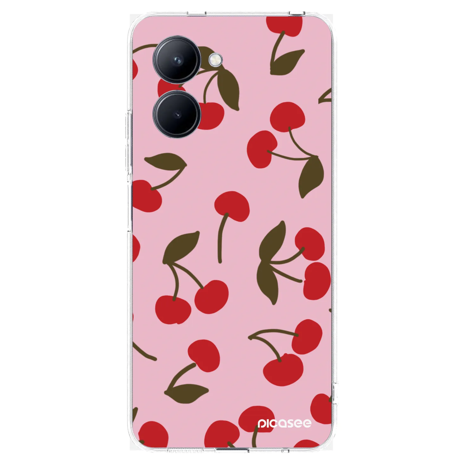 Picasee husă transparentă din silicon pentru Realme C33 (2023) - Cherry