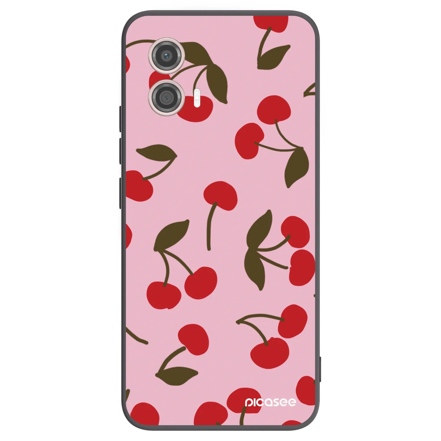 Picasee husă neagră din silicon pentru Motorola Moto G53 5G - Cherry
