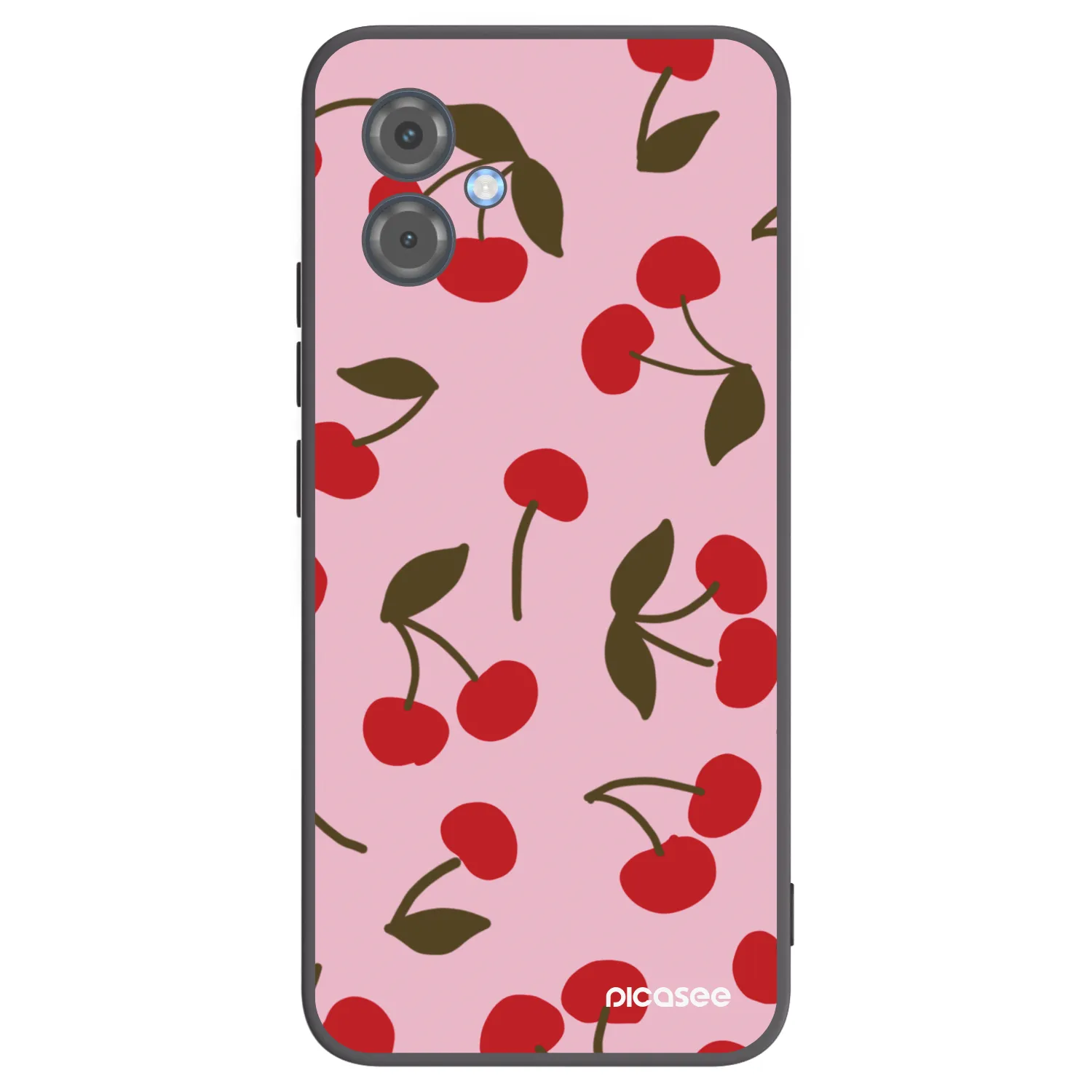 Picasee husă neagră din silicon pentru Motorola Moto G14 - Cherry
