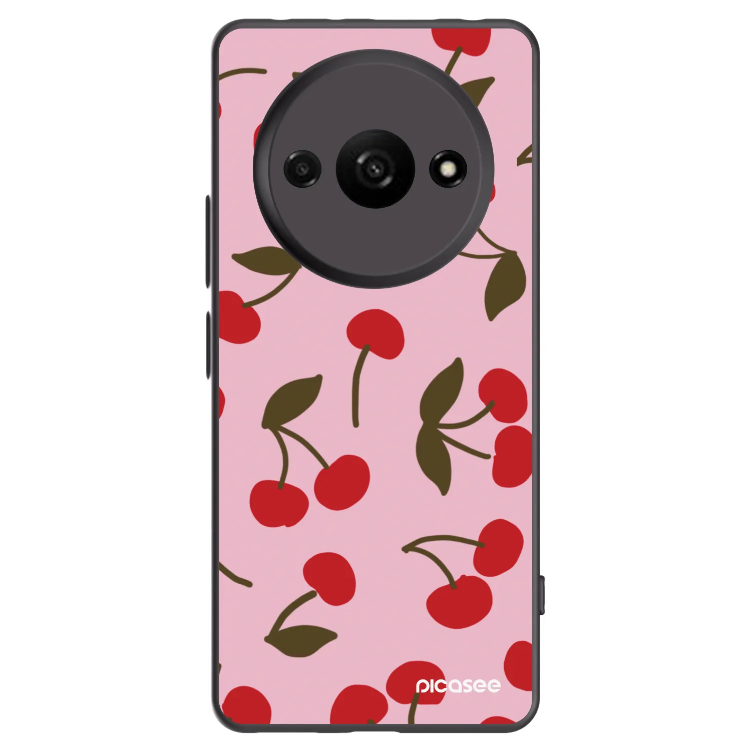 Picasee husă neagră din silicon pentru Xiaomi Redmi A3 - Cherry