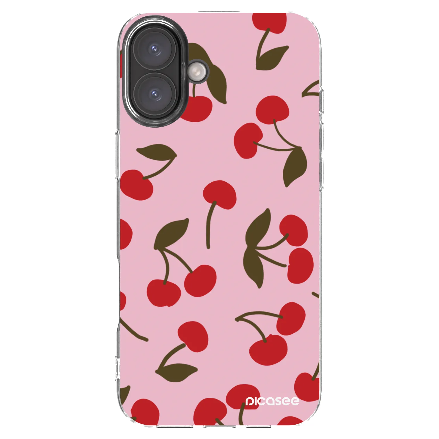 Picasee husă transparentă din silicon pentru Apple iPhone 16 Plus - Cherry