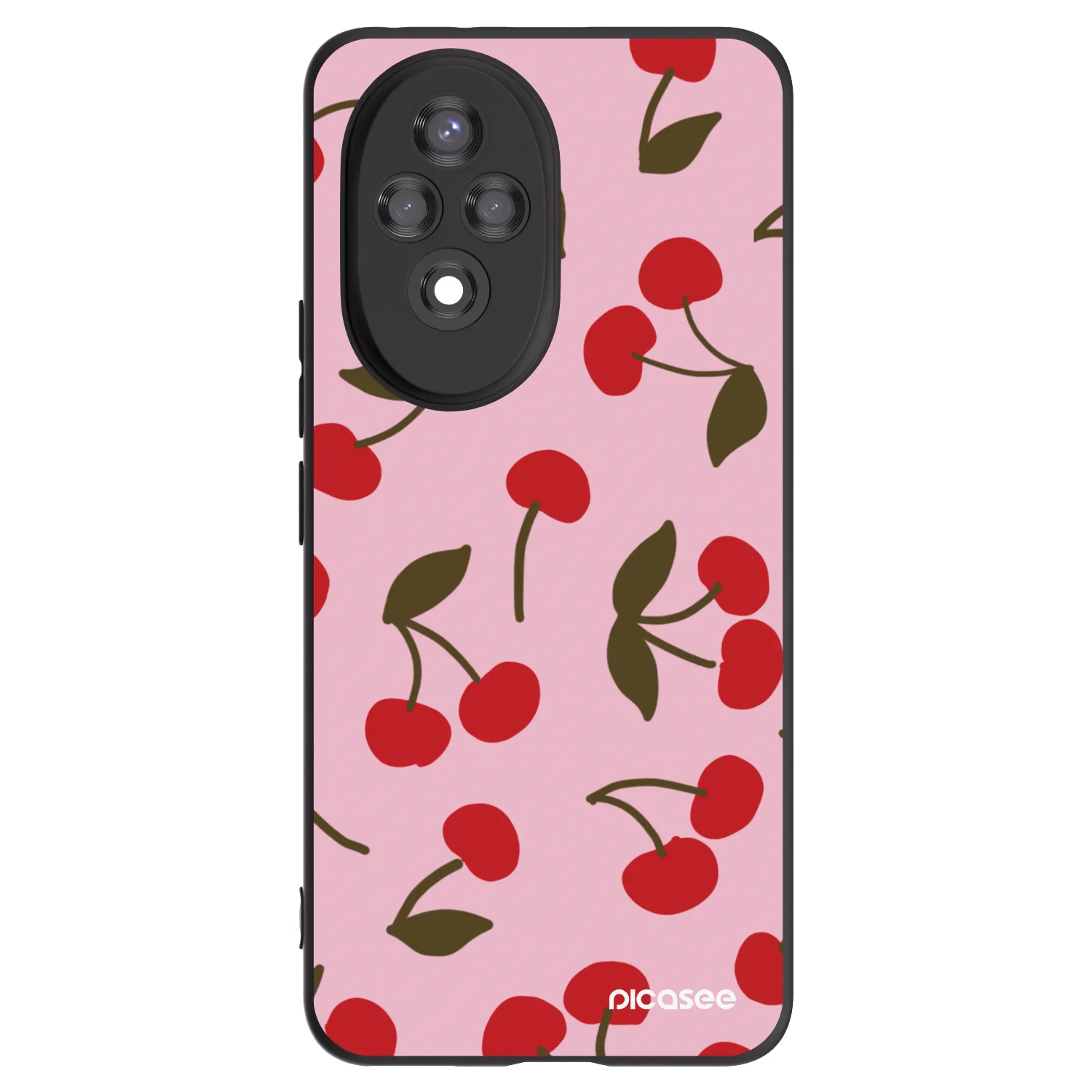 Picasee husă neagră din silicon pentru Honor 200 5G - Cherry