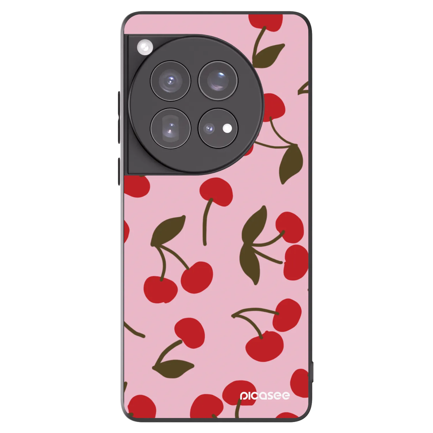 Picasee husă neagră din silicon pentru OnePlus 12 5G - Cherry