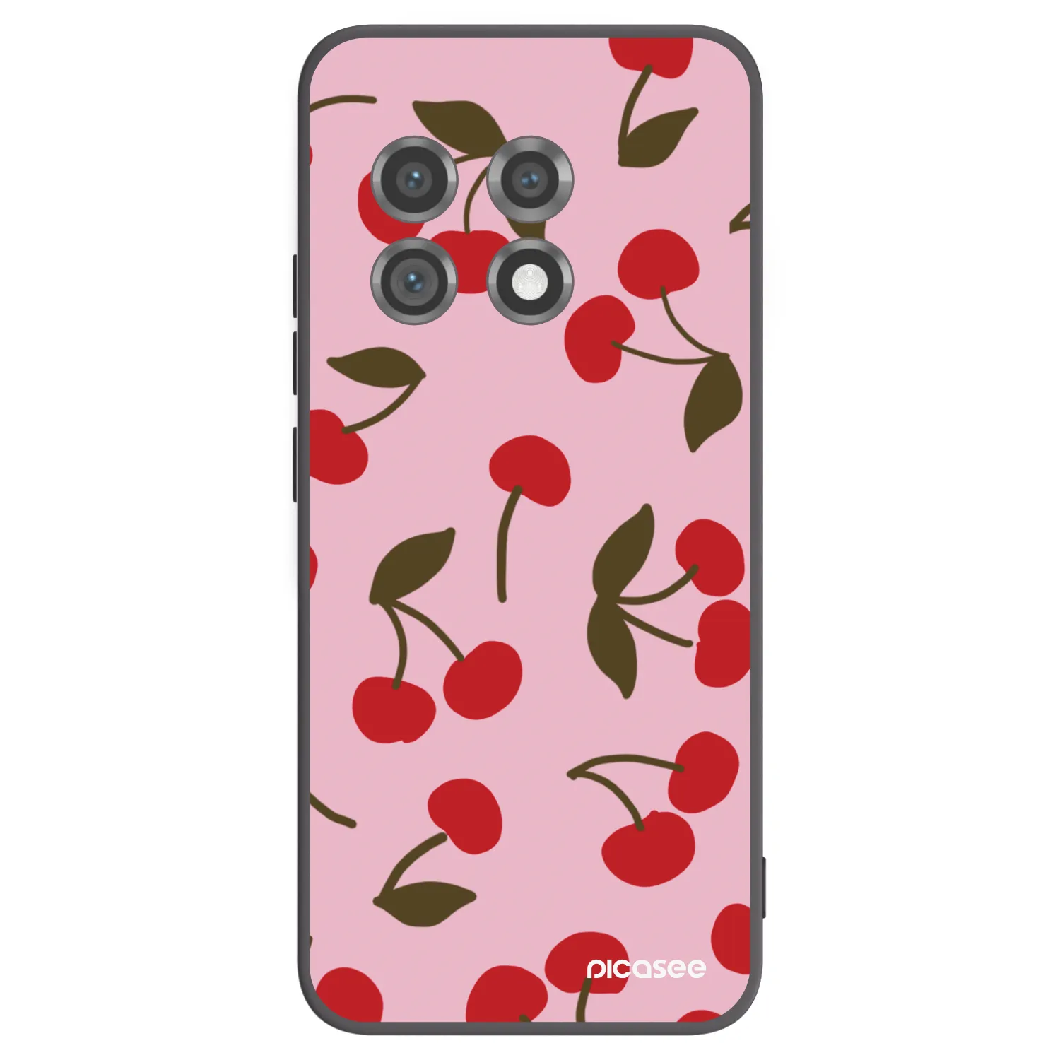 Picasee husă neagră din silicon pentru OnePlus 11 5G - Cherry
