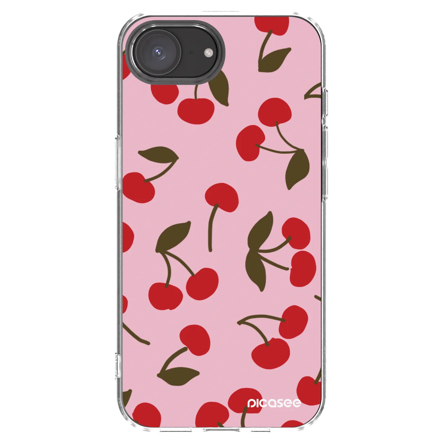 Picasee husă transparentă din silicon pentru Apple iPhone 16e - Cherry