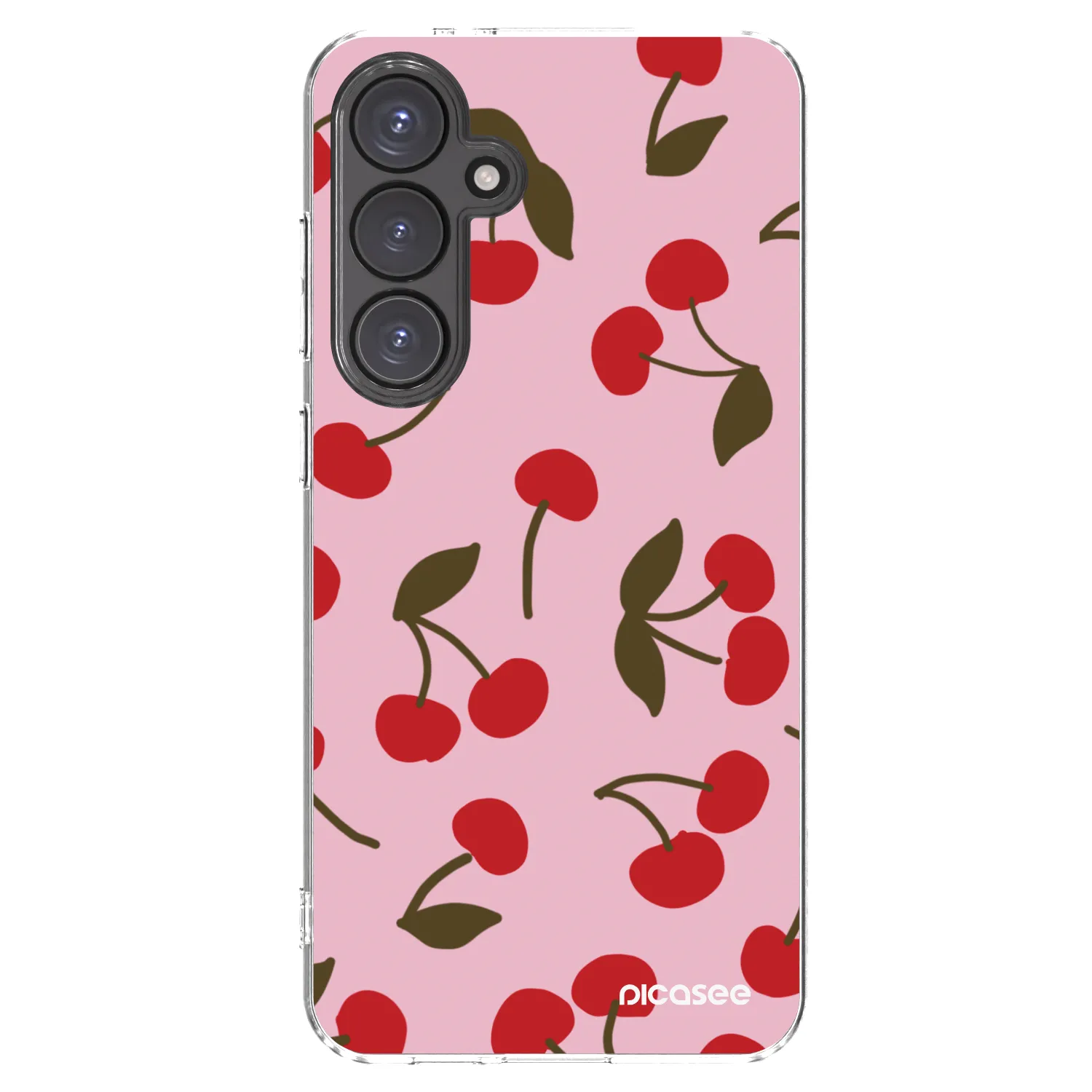 Picasee husă transparentă din silicon pentru Samsung Galaxy S24 FE S721B - Cherry