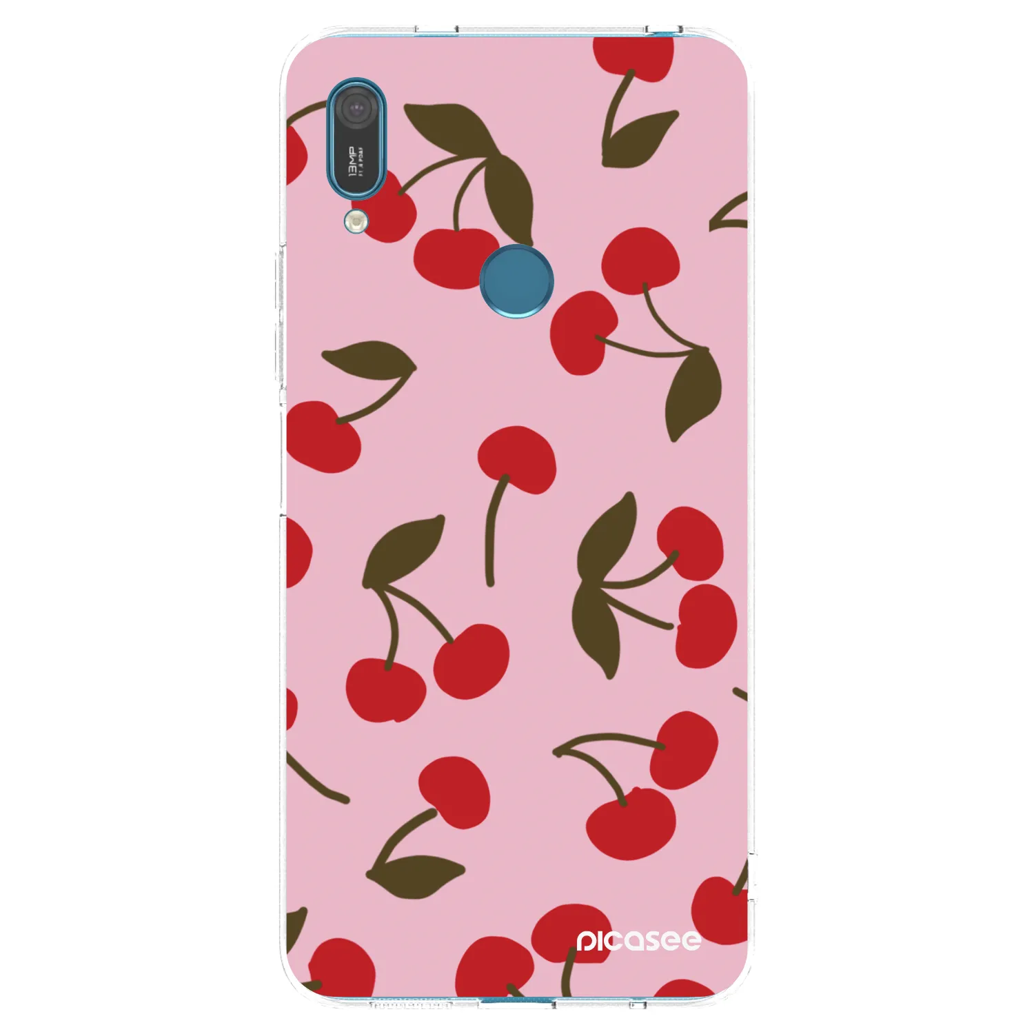 Picasee husă transparentă din silicon pentru Huawei Y7 2019 - Cherry
