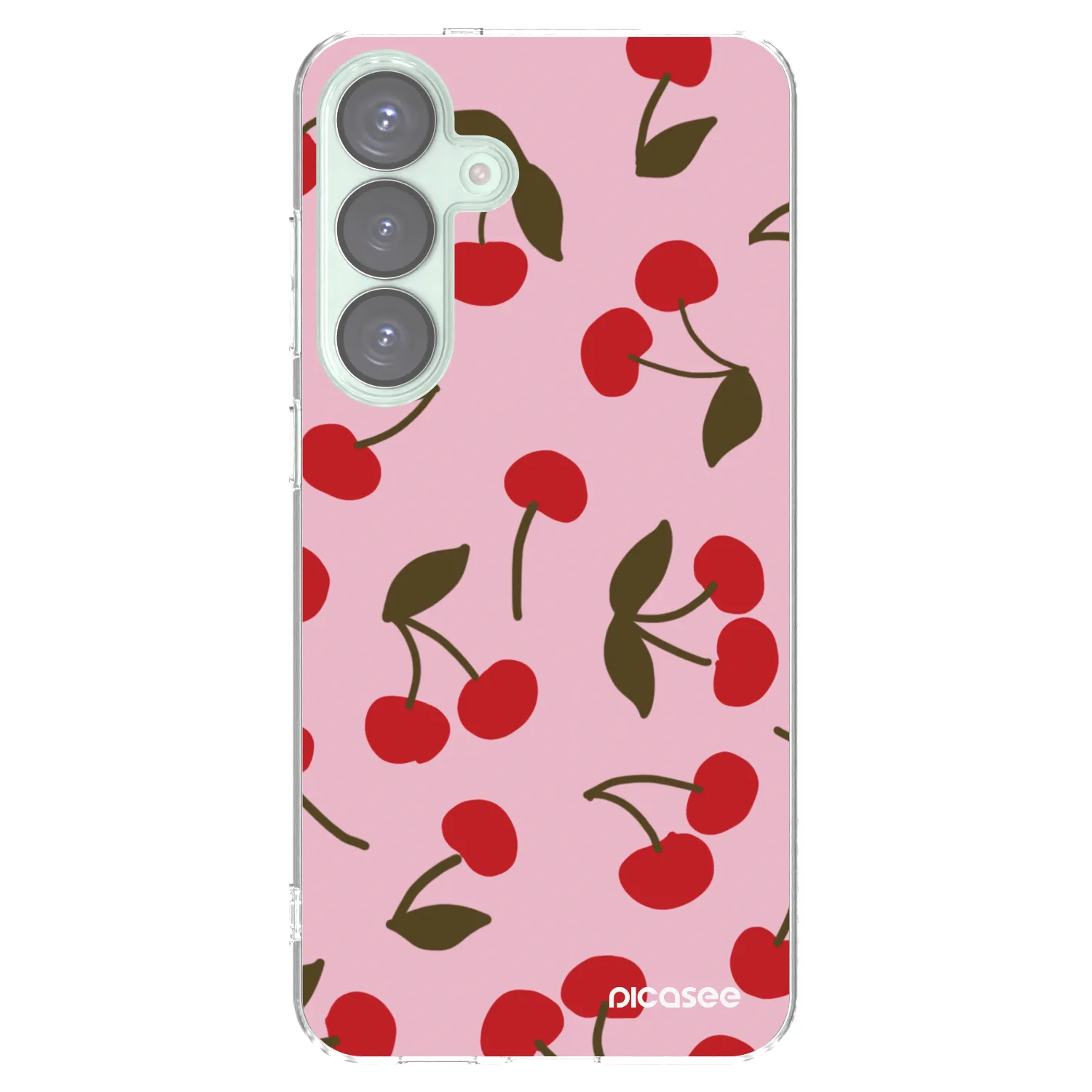 Picasee husă transparentă din silicon pentru Samsung Galaxy S25+ 5G - Cherry
