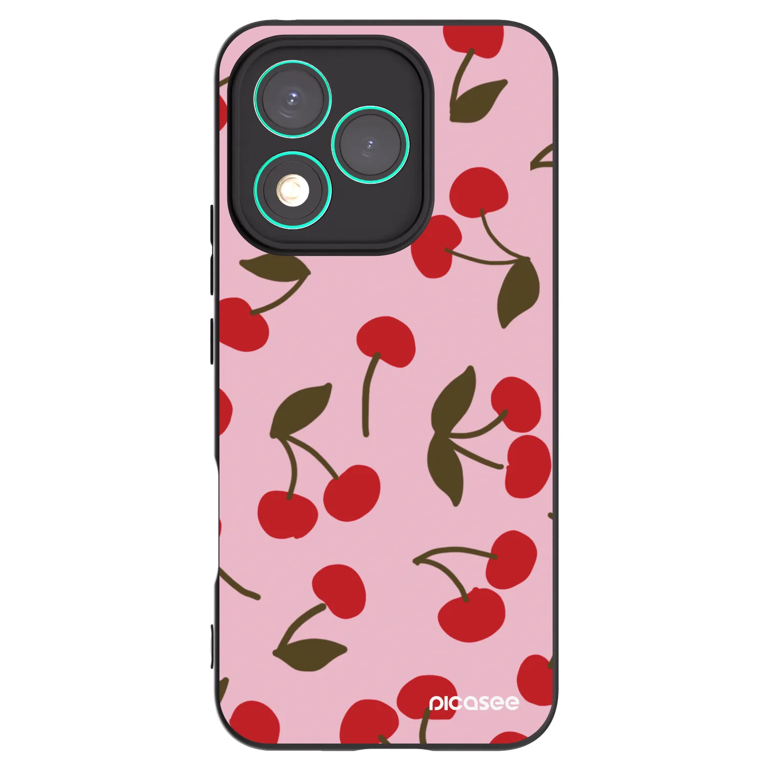 Picasee husă neagră din silicon pentru Honor 400 Lite 5G - Cherry