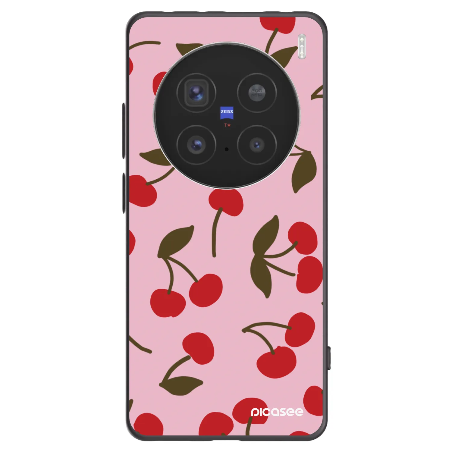 Picasee husă neagră din silicon pentru Vivo X200 Pro - Cherry