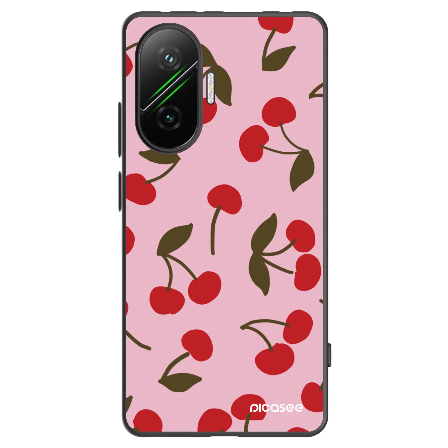 Picasee husă neagră din silicon pentru Xiaomi Poco F7 Pro 5G - Cherry