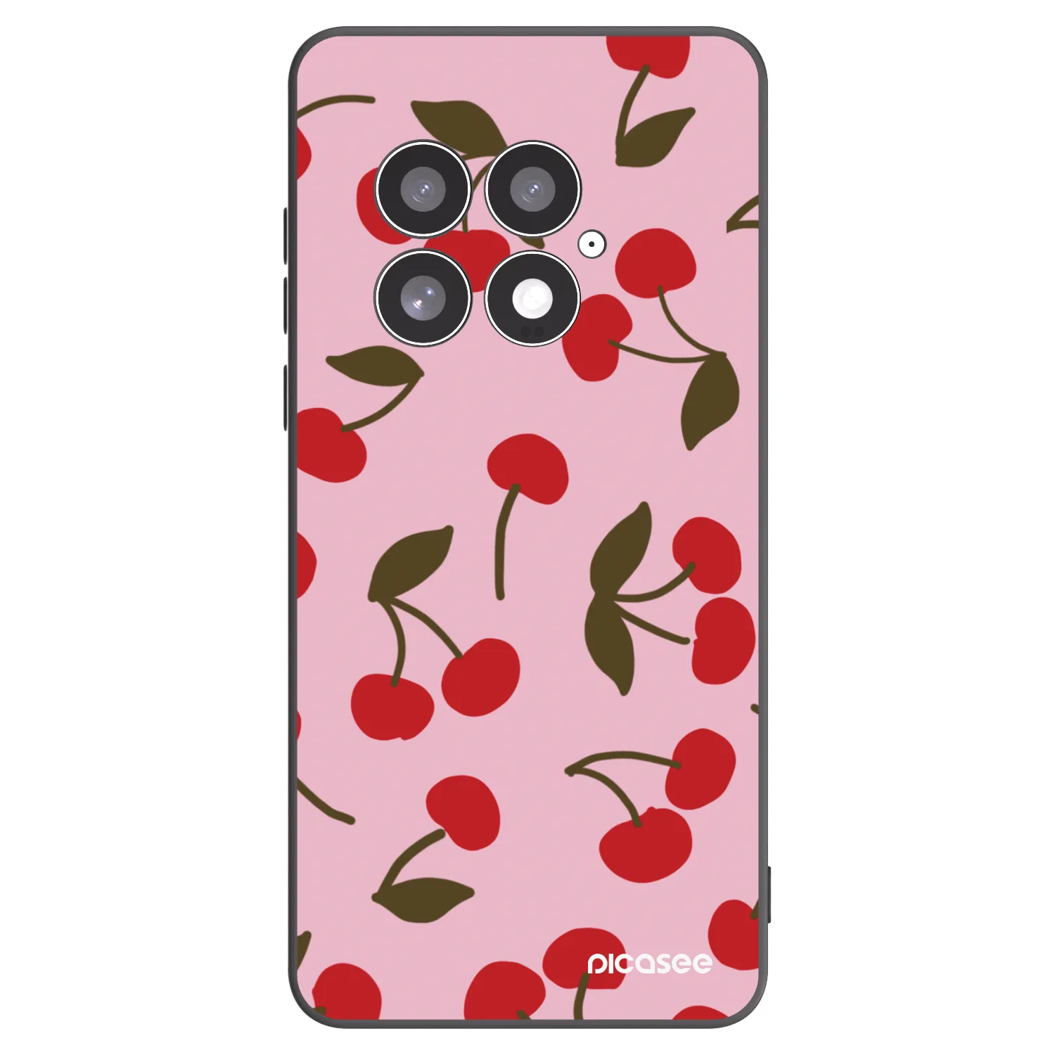 Picasee husă neagră din silicon pentru OnePlus 13 5G - Cherry