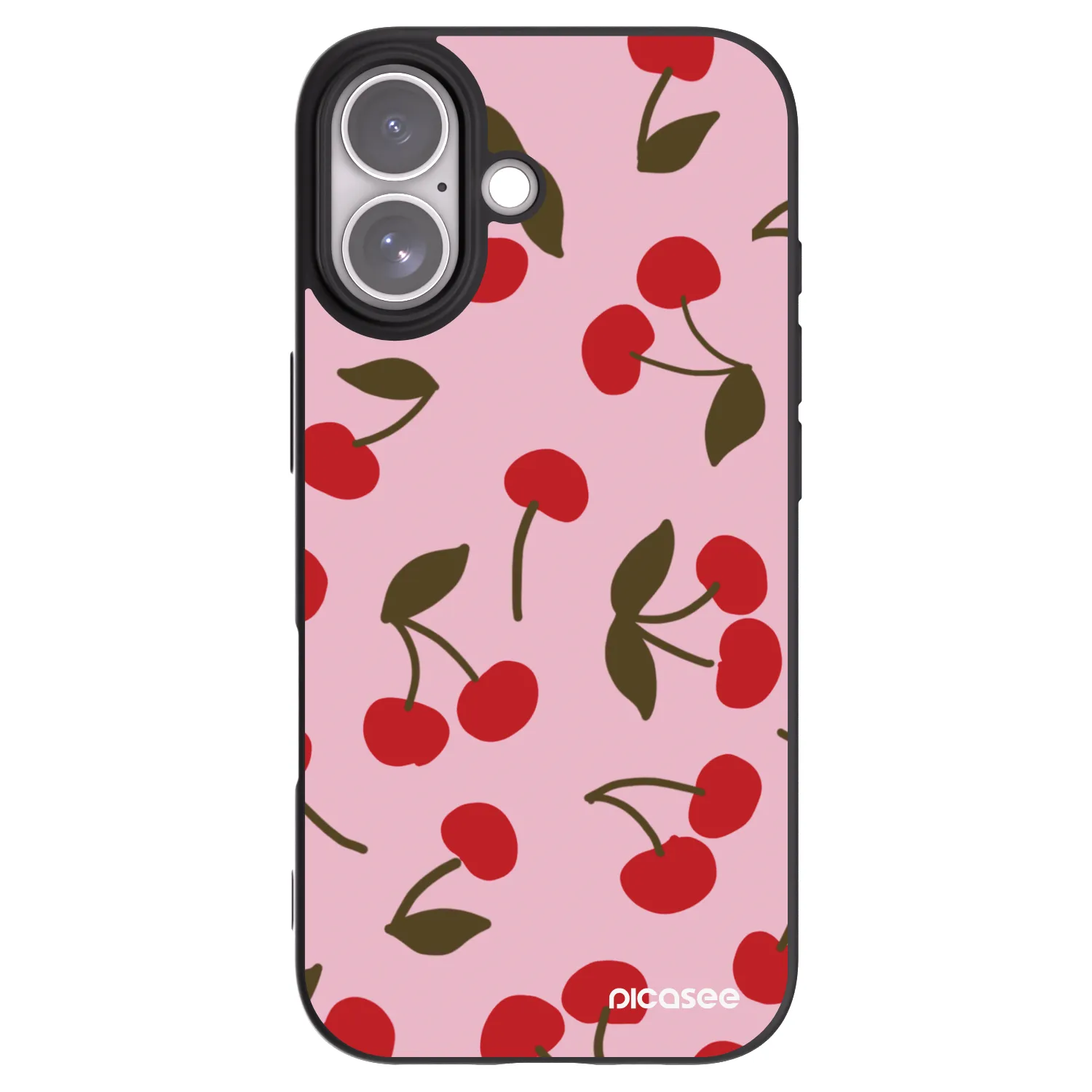 Picasee husă neagră din silicon pentru Apple iPhone 17 - Cherry