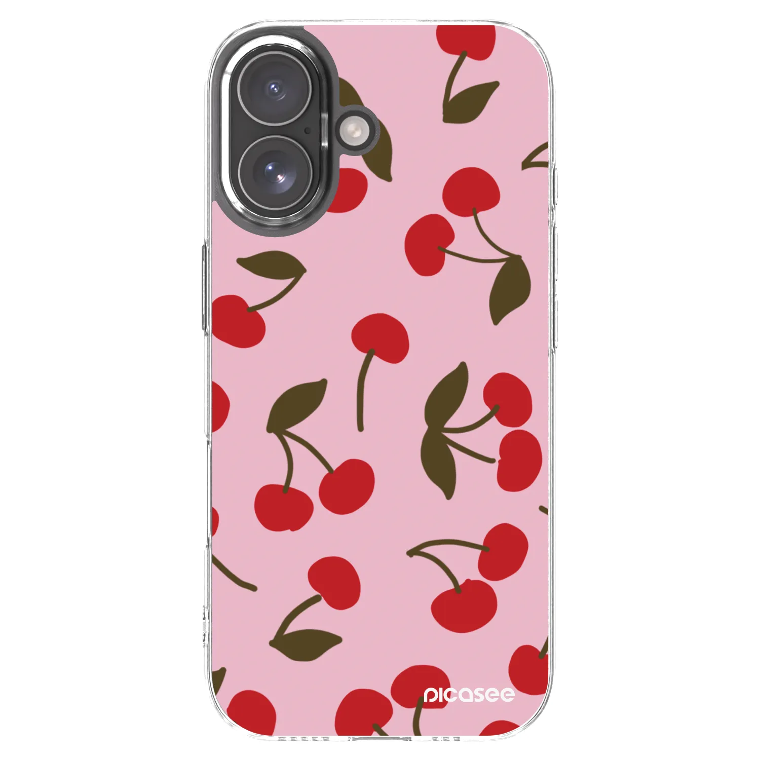 Picasee husă transparentă din silicon pentru Apple iPhone 17 - Cherry