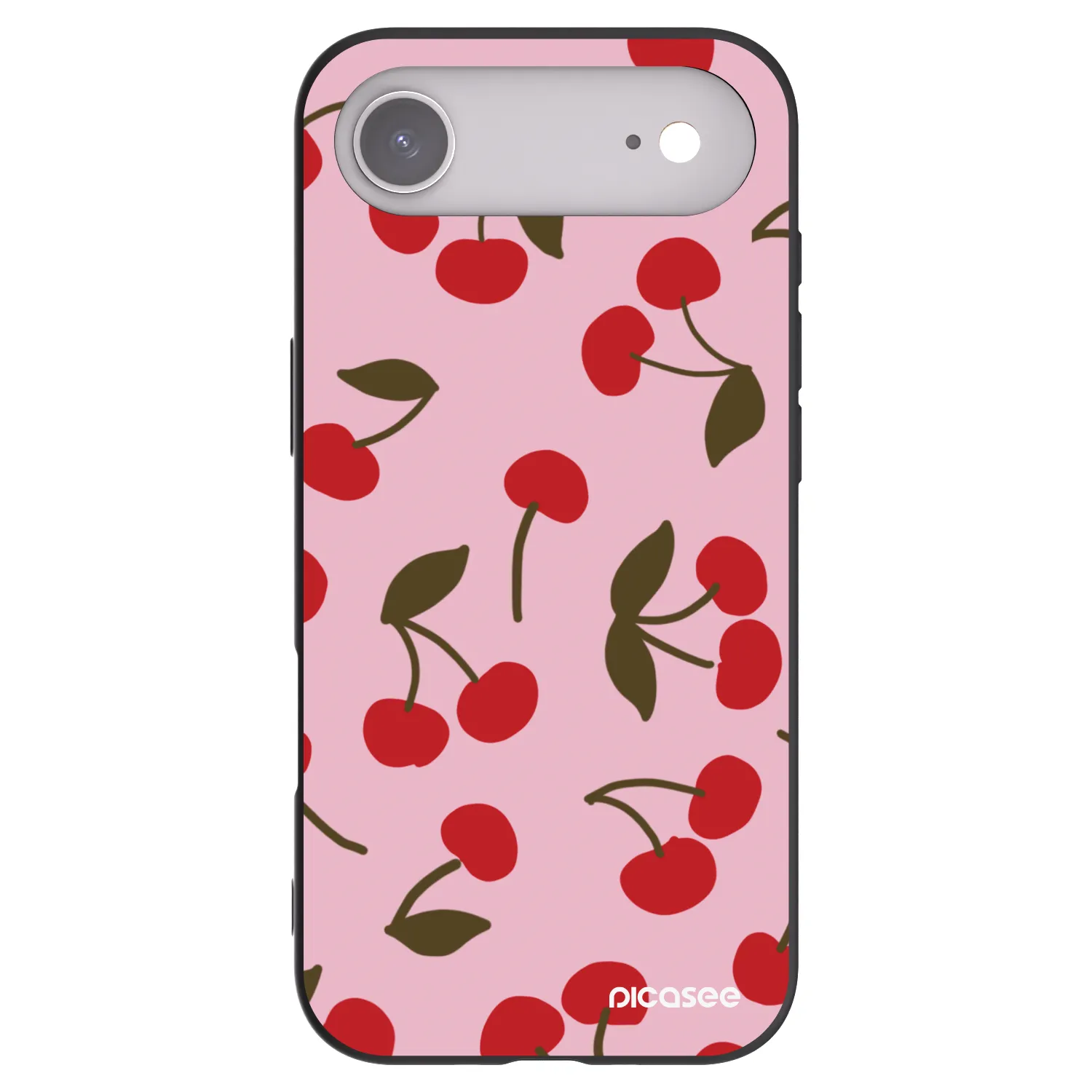 Picasee husă neagră din silicon pentru Apple iPhone Air - Cherry