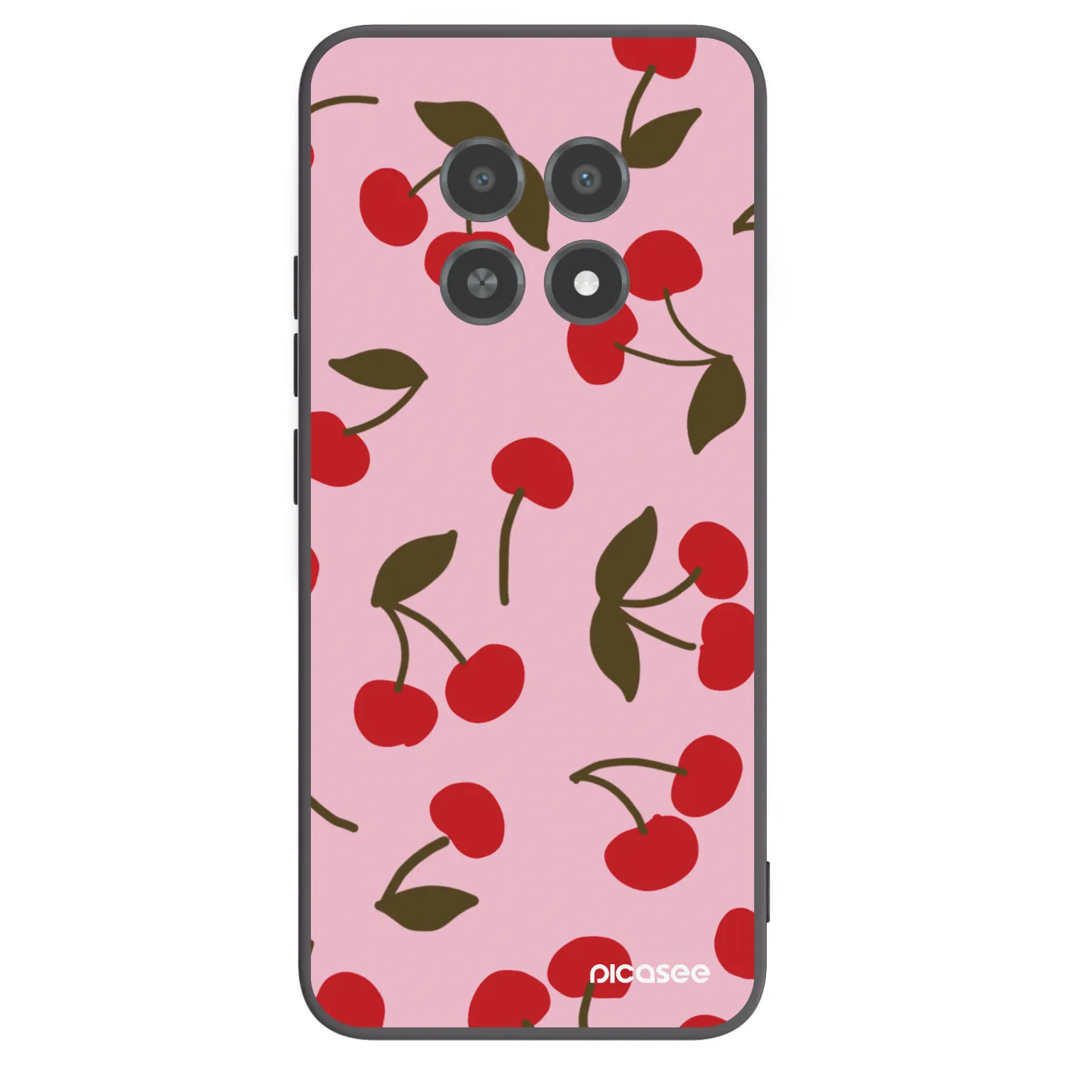 Picasee husă neagră din silicon pentru Realme 12X - Cherry