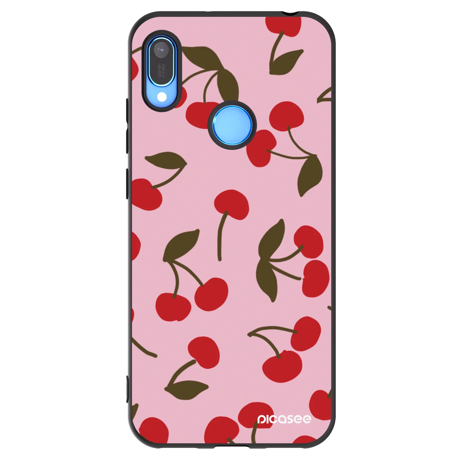 Picasee husă neagră din silicon pentru Huawei Y6 2019 - Cherry
