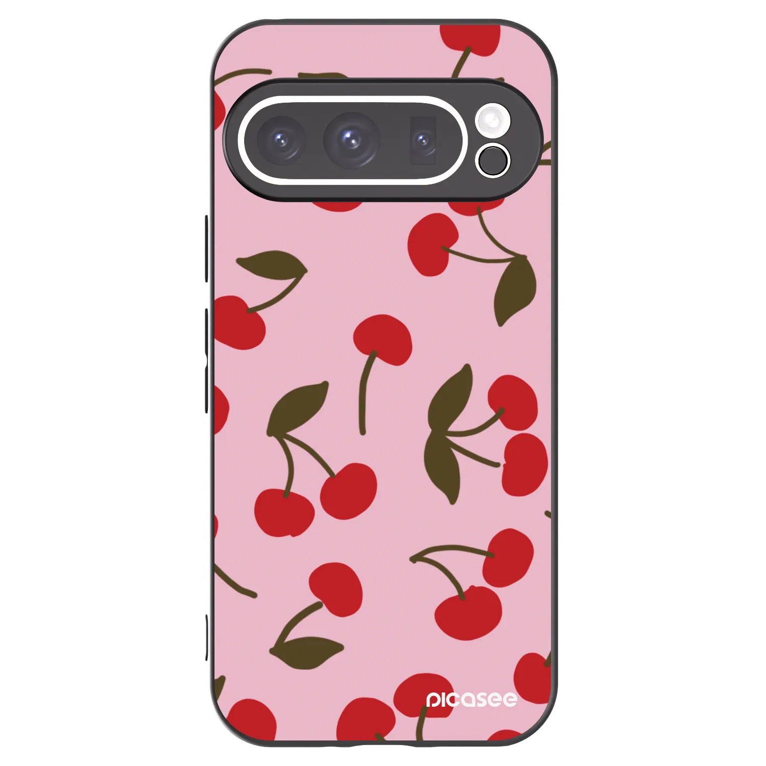 Picasee husă neagră din silicon pentru Google Pixel 9 Pro XL - Cherry
