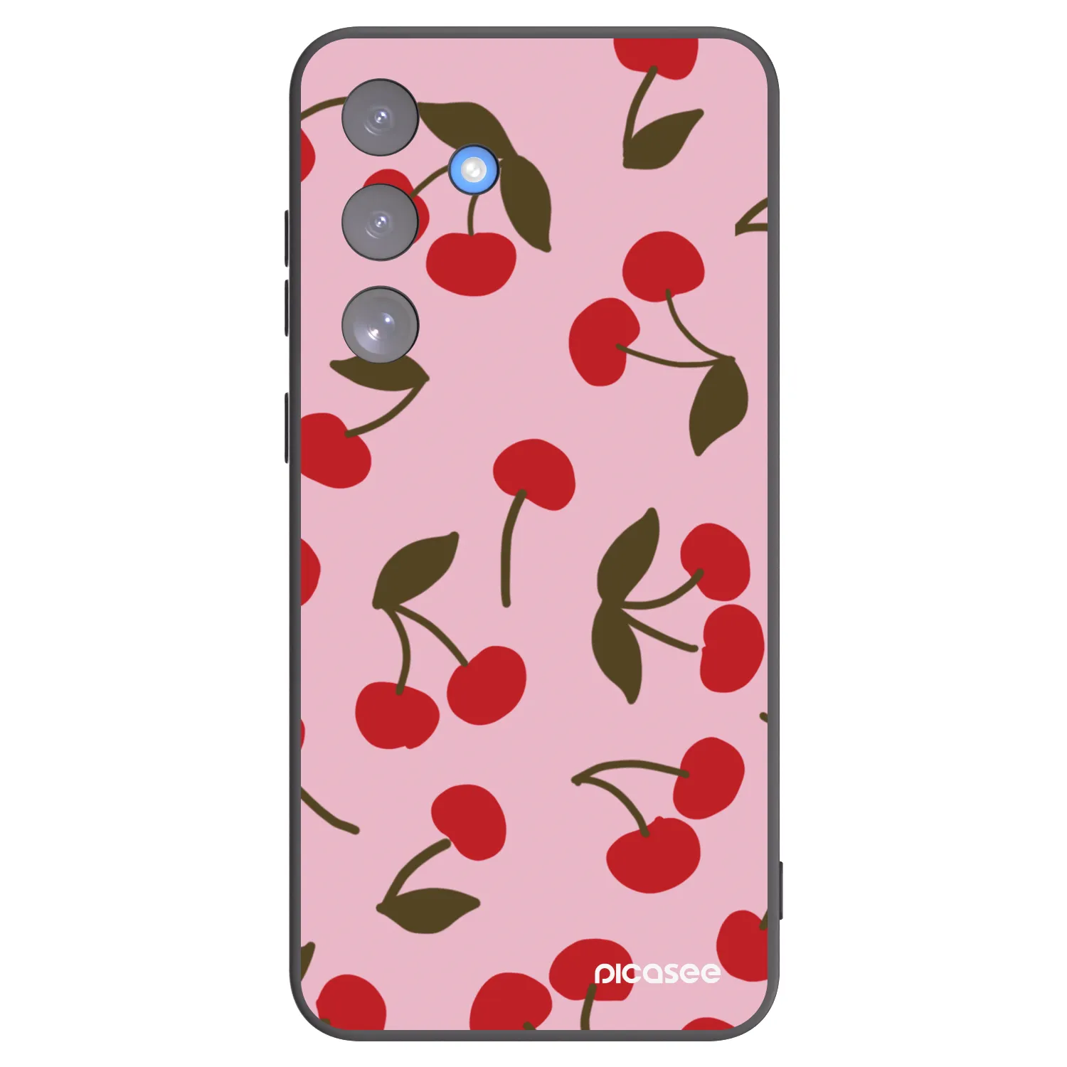 Picasee husă neagră din silicon pentru Samsung Galaxy S25 FE 5G - Cherry