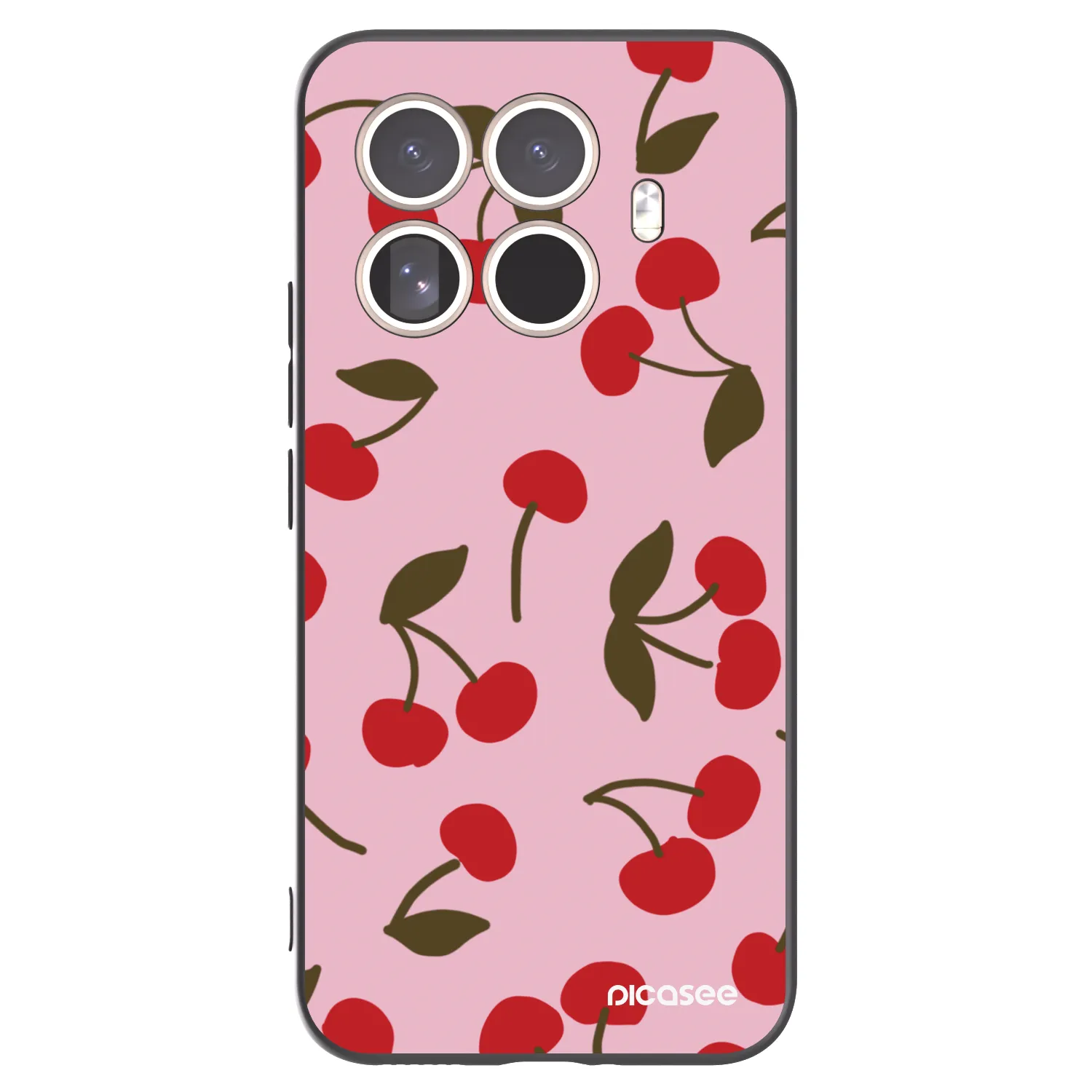 Picasee husă neagră din silicon pentru Xiaomi 15T Pro - Cherry
