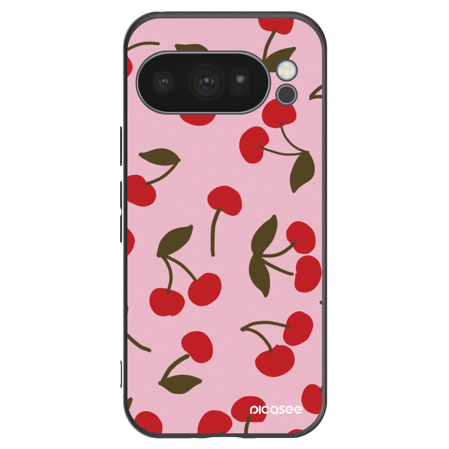 Picasee husă neagră din silicon pentru Google Pixel 10 Pro - Cherry