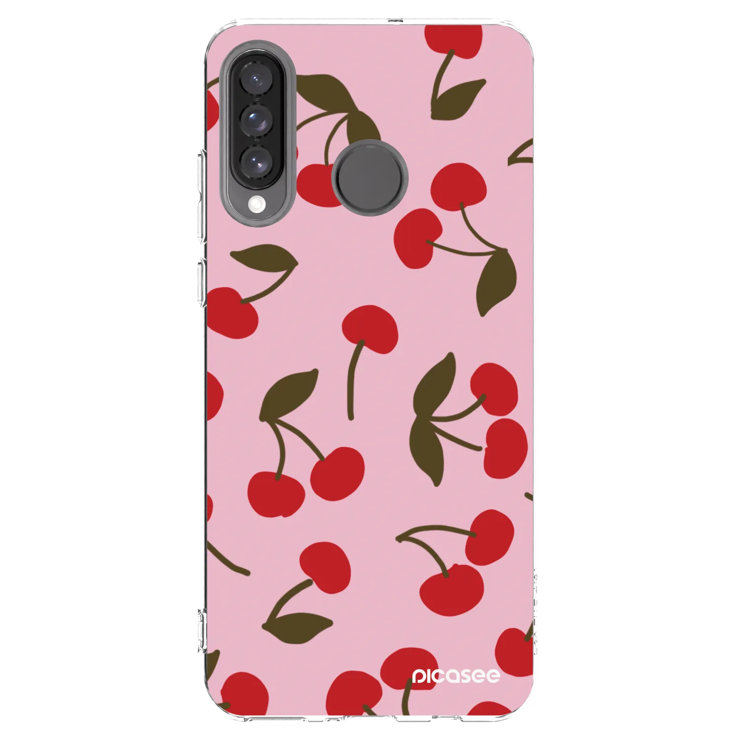 Picasee husă transparentă din silicon pentru Huawei P30 Lite - Cherry