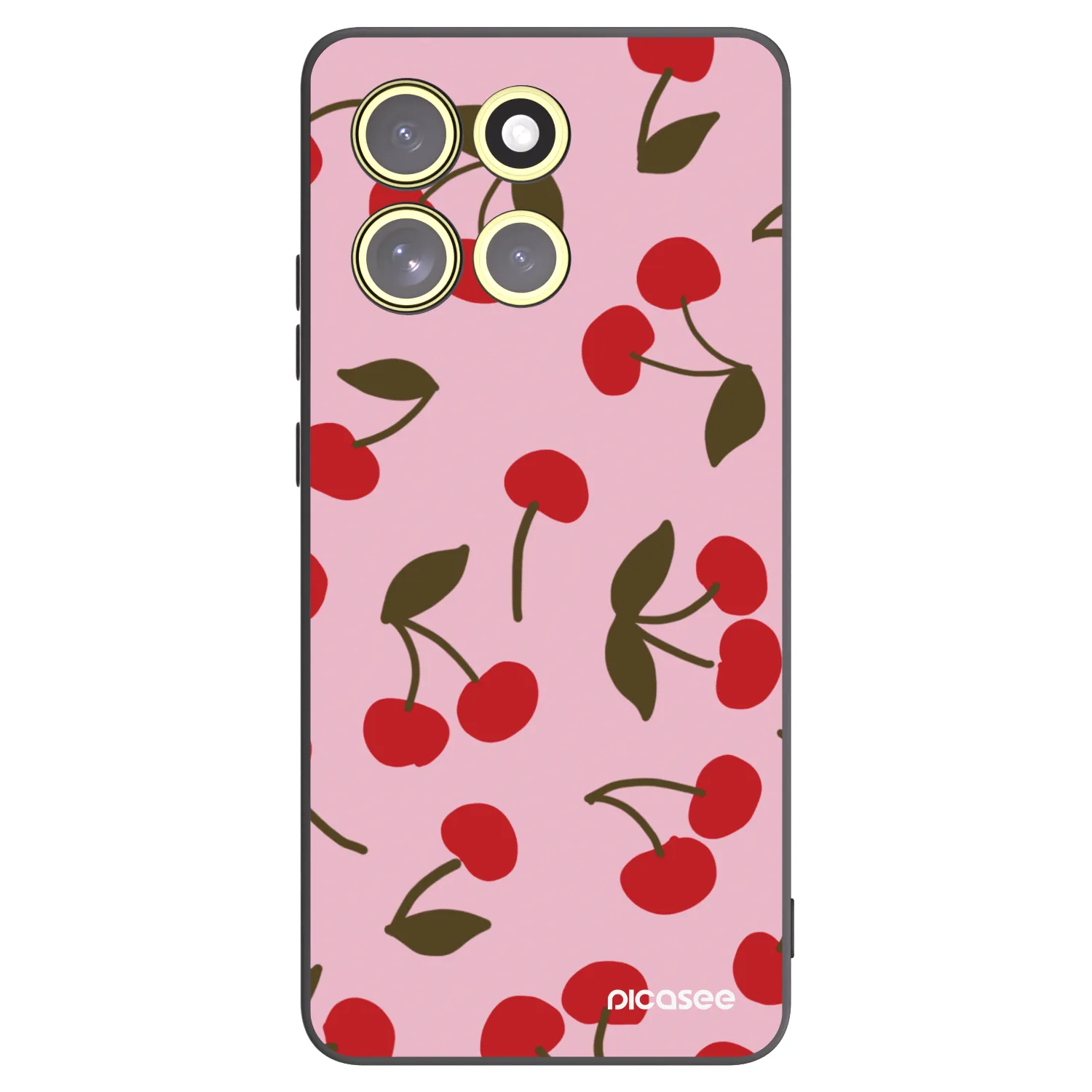 Picasee husă neagră din silicon pentru Motorola Moto G86 Power 5G - Cherry