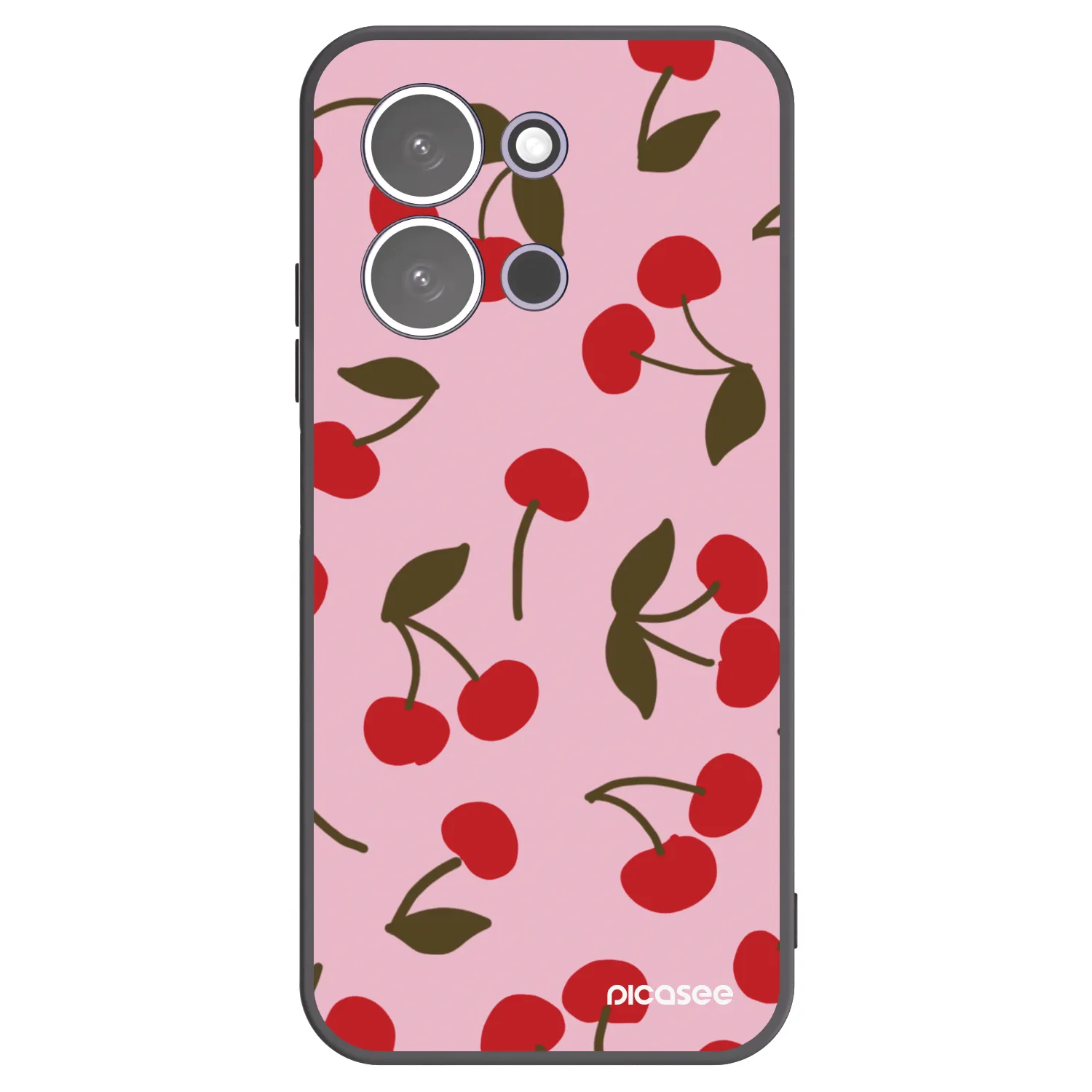 Picasee husă neagră din silicon pentru Xiaomi Redmi 15C 5G - Cherry