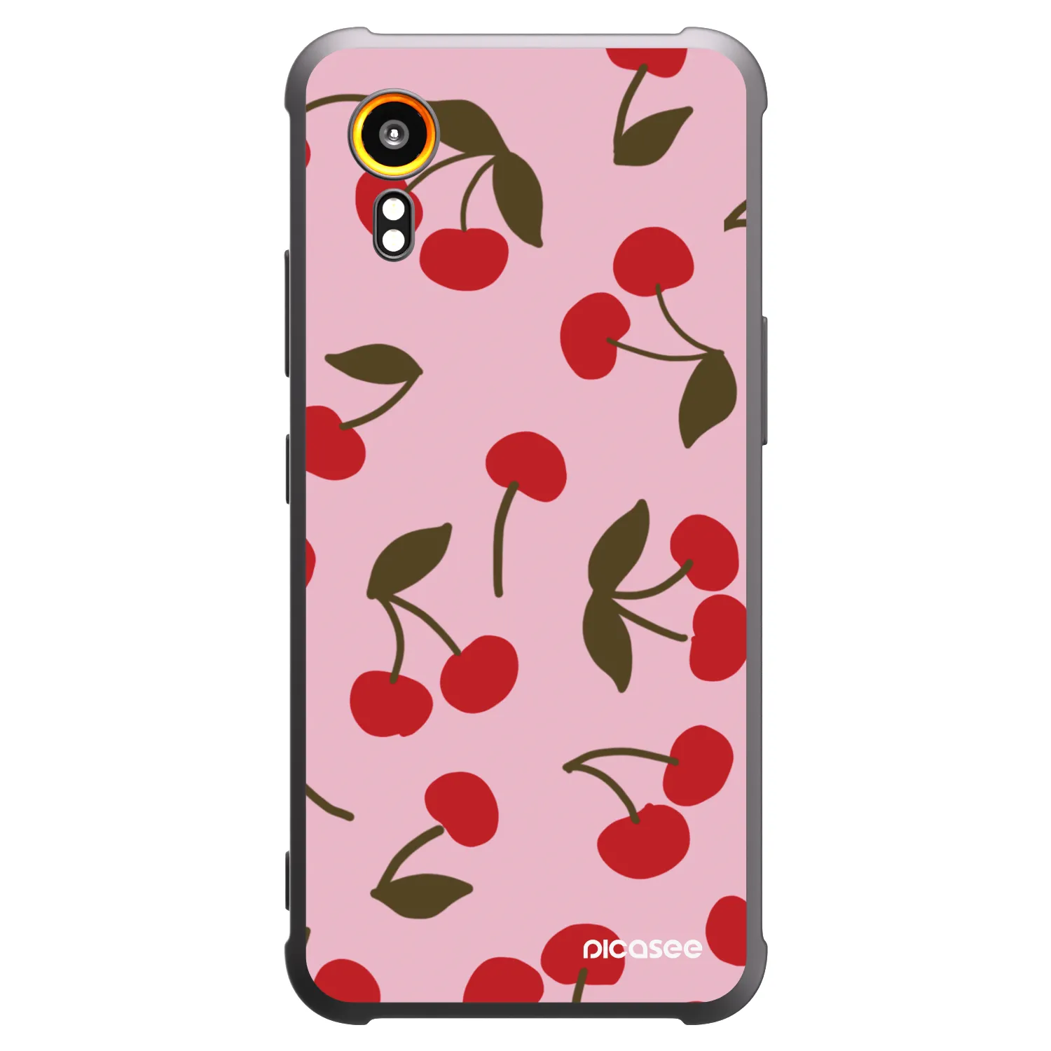 Picasee husă neagră din silicon pentru Samsung Galaxy XCover 7 - Cherry