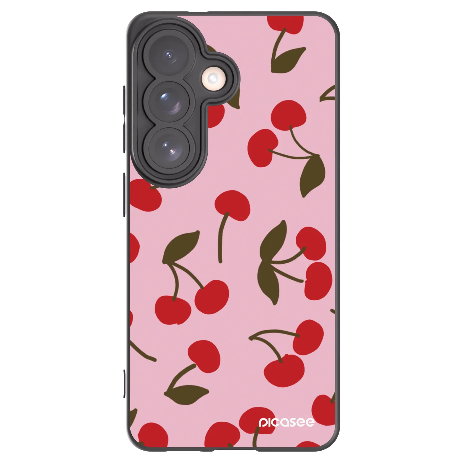 Picasee husă neagră din silicon pentru Samsung Galaxy S26 - Cherry
