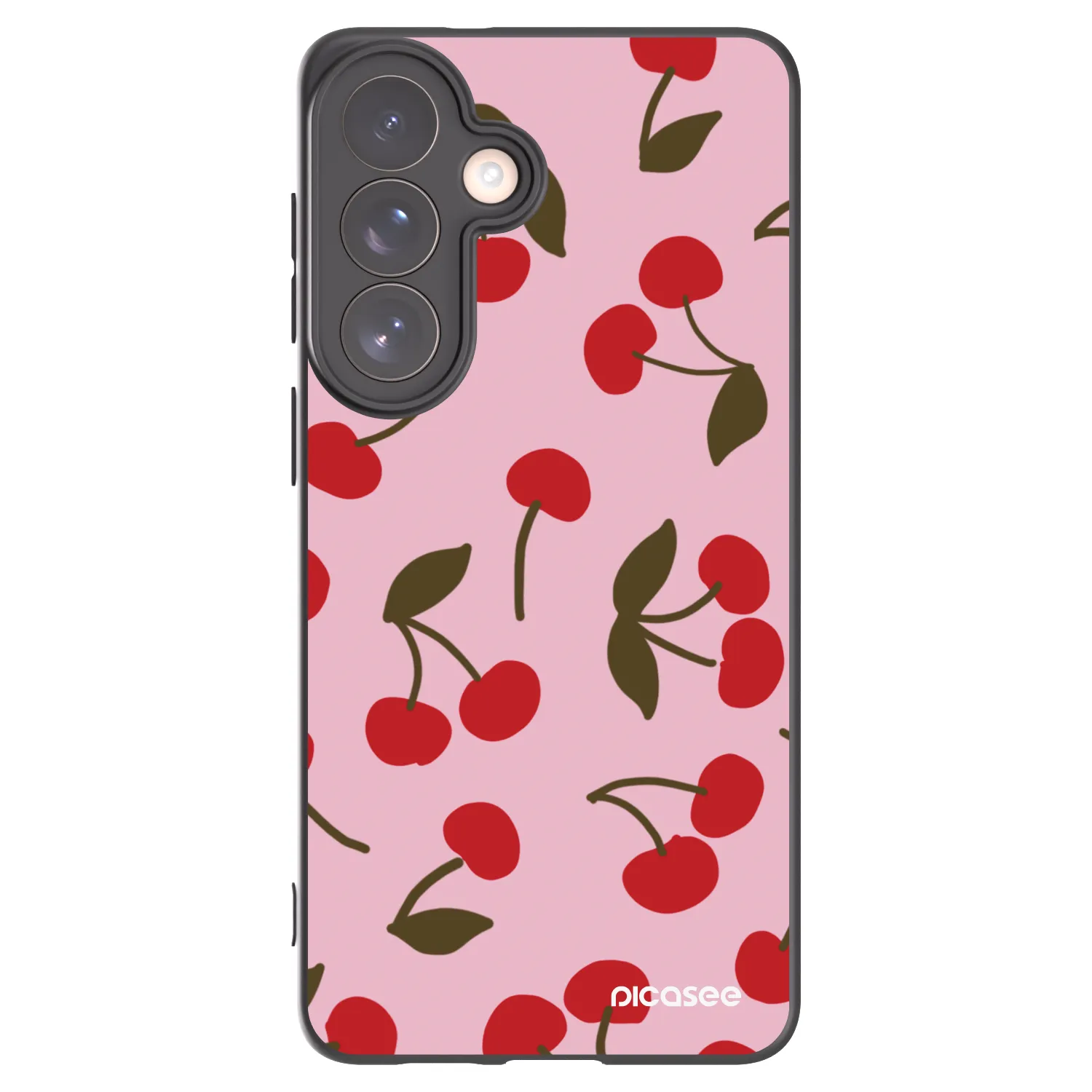 Picasee husă neagră din silicon pentru Samsung Galaxy S26+ - Cherry