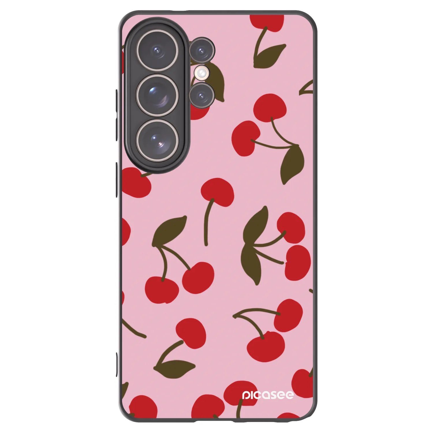 Picasee husă neagră din silicon pentru Samsung Galaxy S26 Ultra - Cherry
