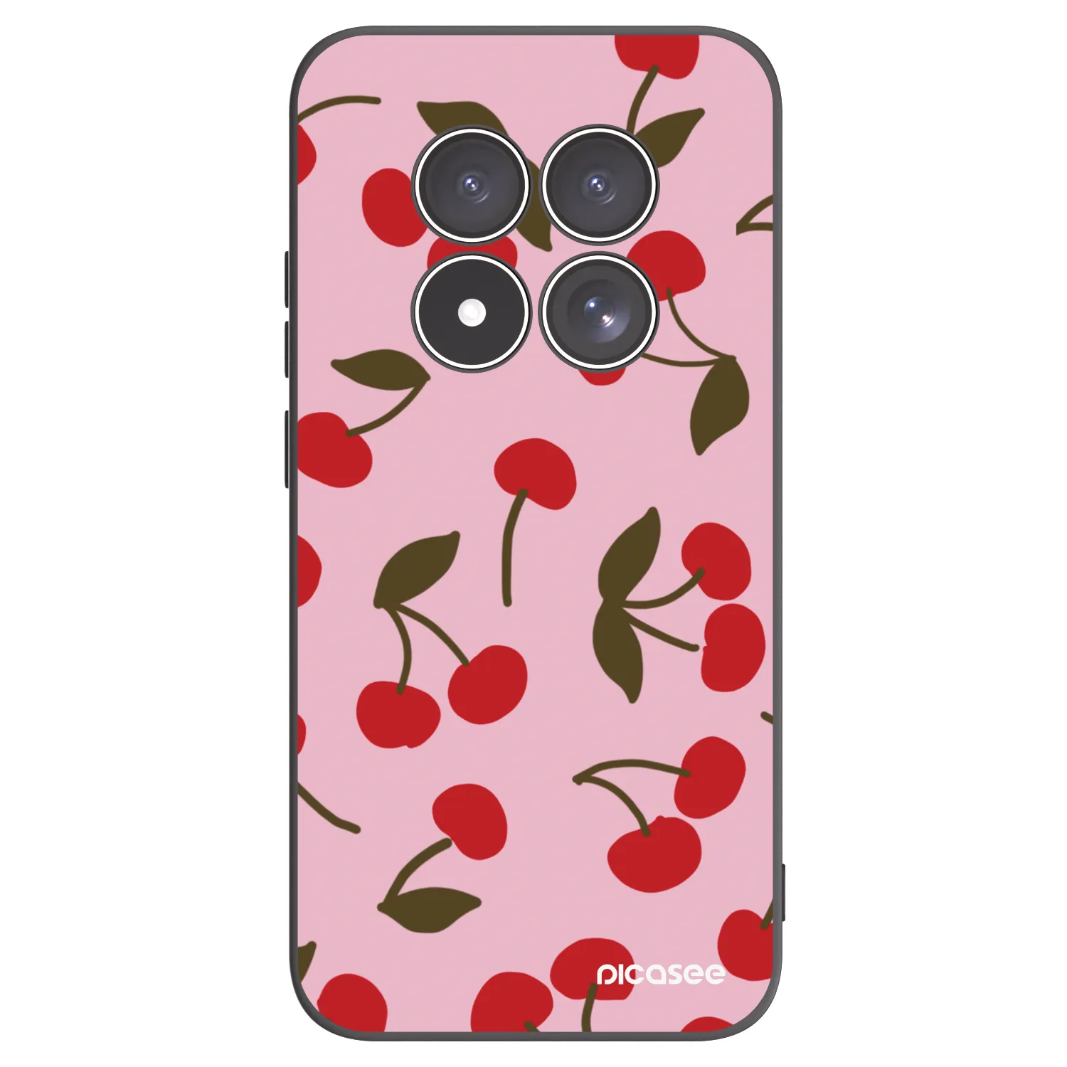 Picasee husă neagră din silicon pentru Xiaomi Redmi Note 15 Pro 5G - Cherry