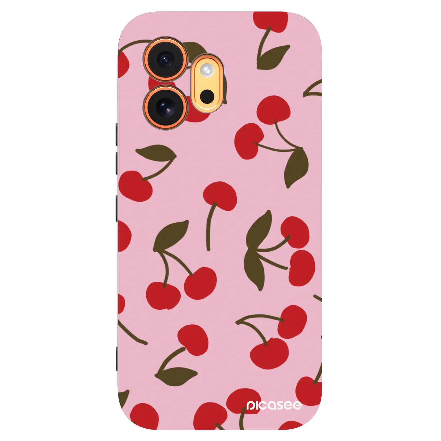 Picasee husă neagră din silicon pentru Honor 600 - Cherry