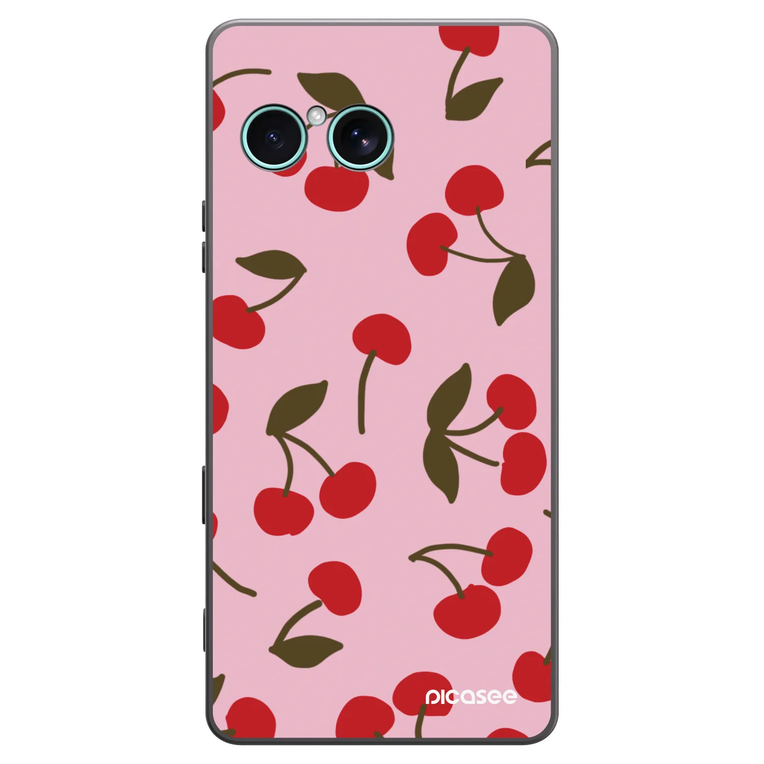 Picasee husă neagră din silicon pentru Sony Xperia 10 VII - Cherry