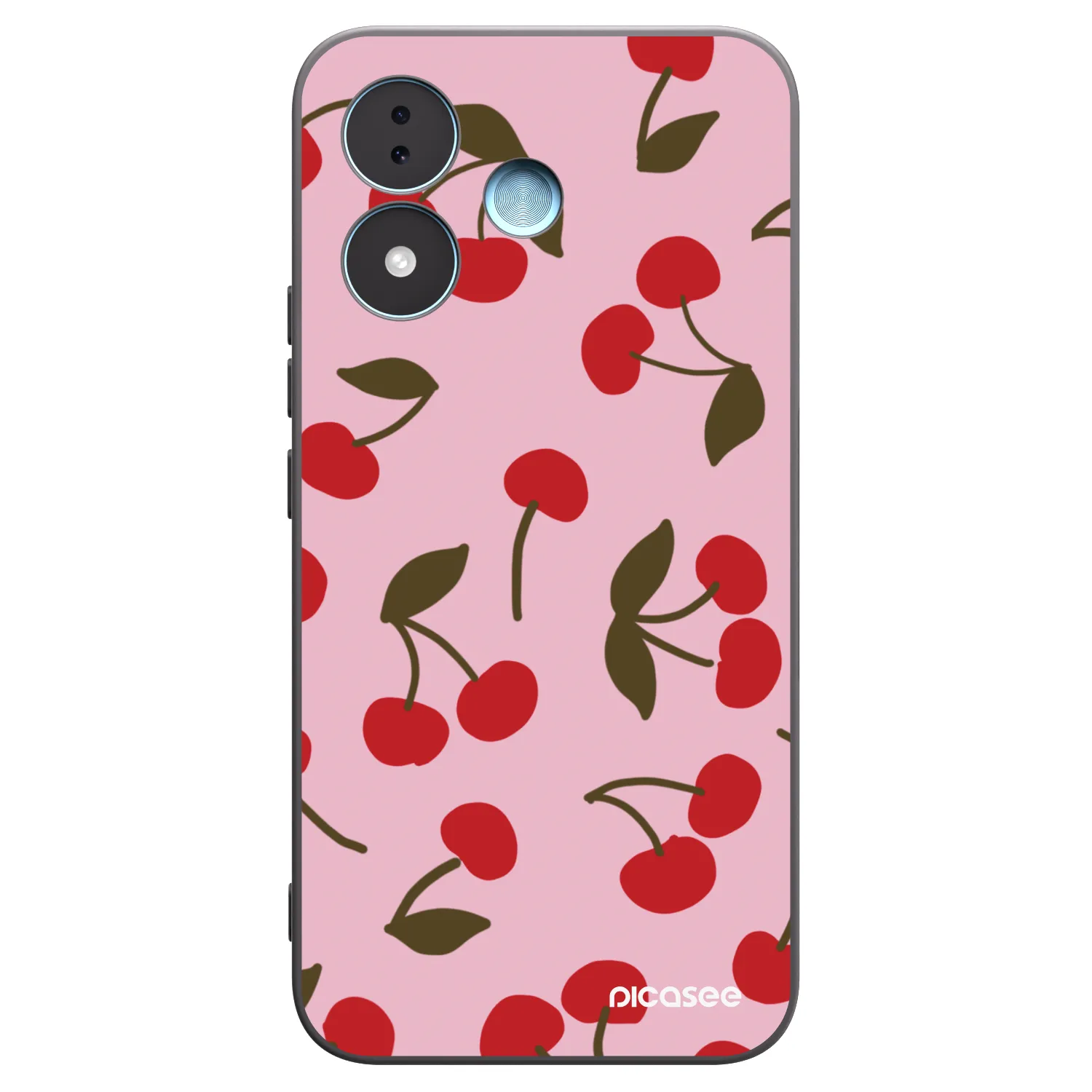 Picasee husă neagră din silicon pentru Xiaomi Redmi Note 17 5G - Cherry