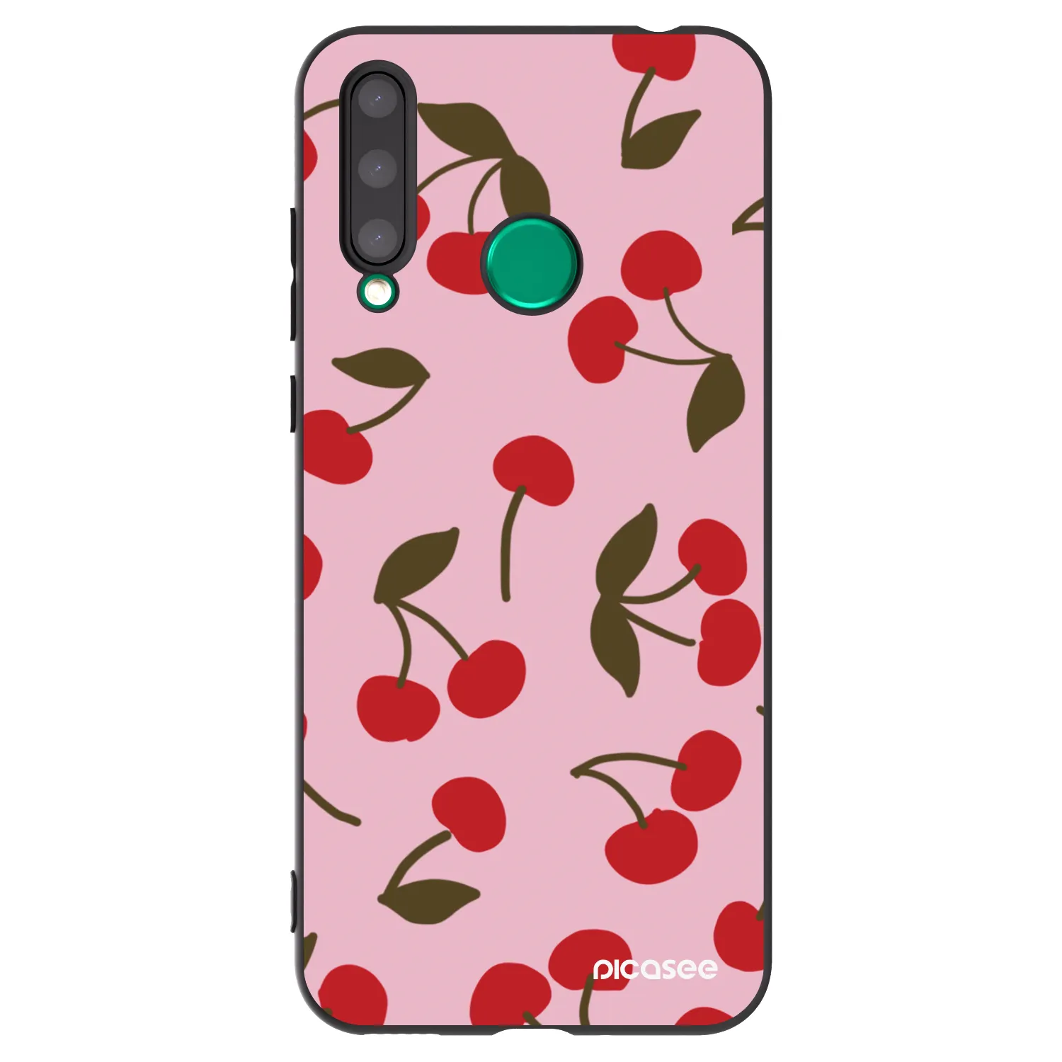 Picasee husă neagră din silicon pentru Honor 20 Lite - Cherry